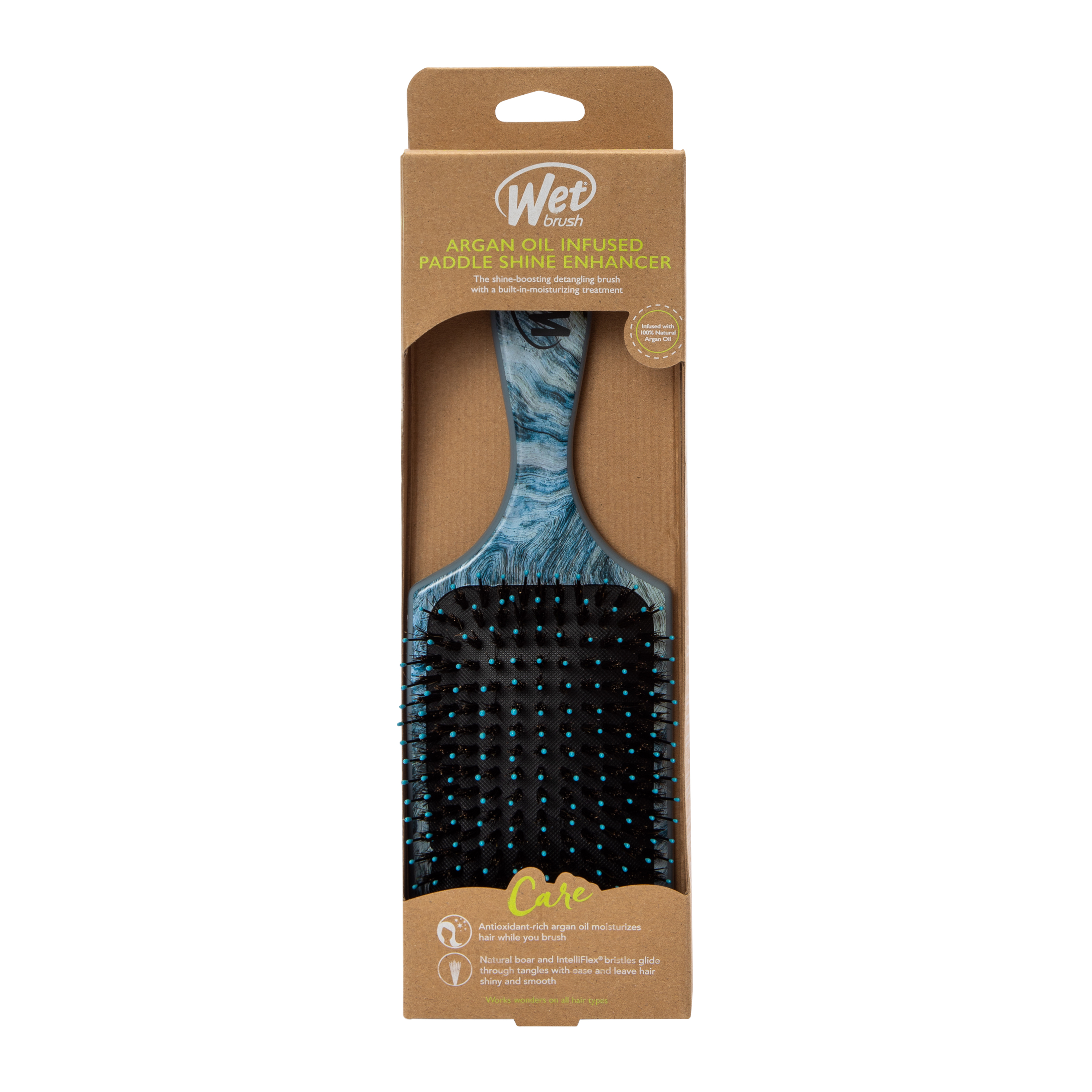 Wet Brush® Argan Oil Infused Paddle Shine enhancer