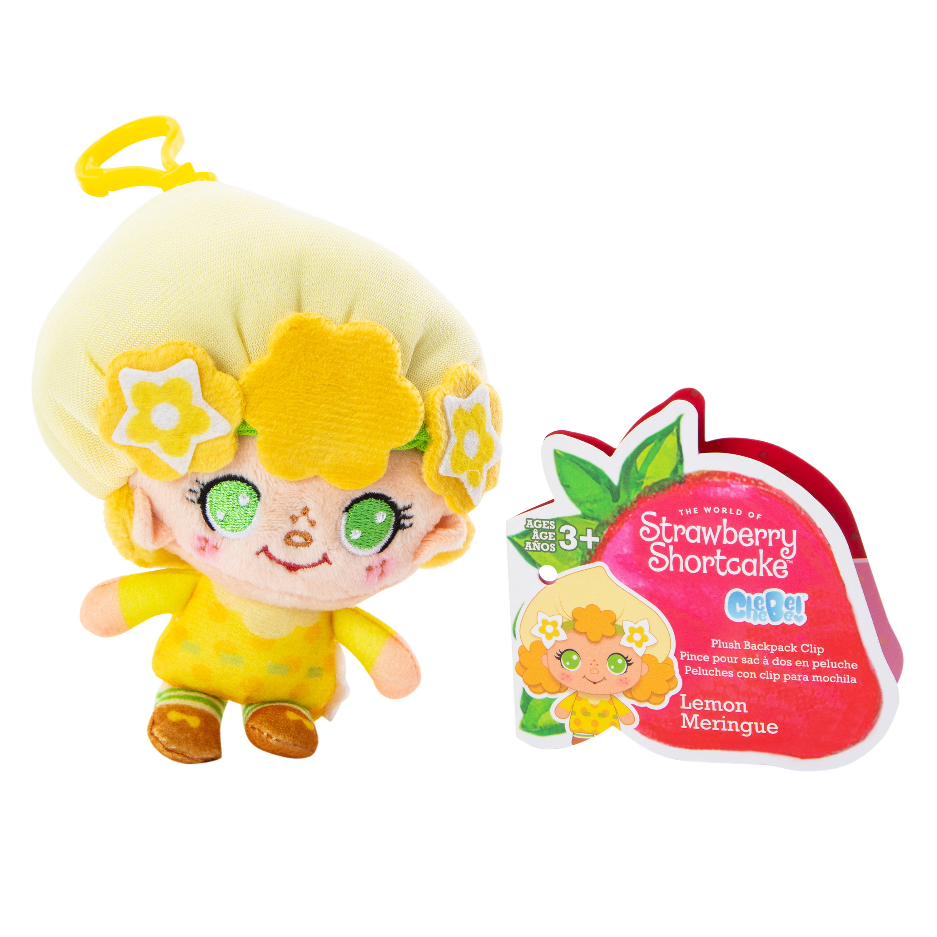 The World Of Strawberry Shortcake™ Plush Backpack Clip - Lemon