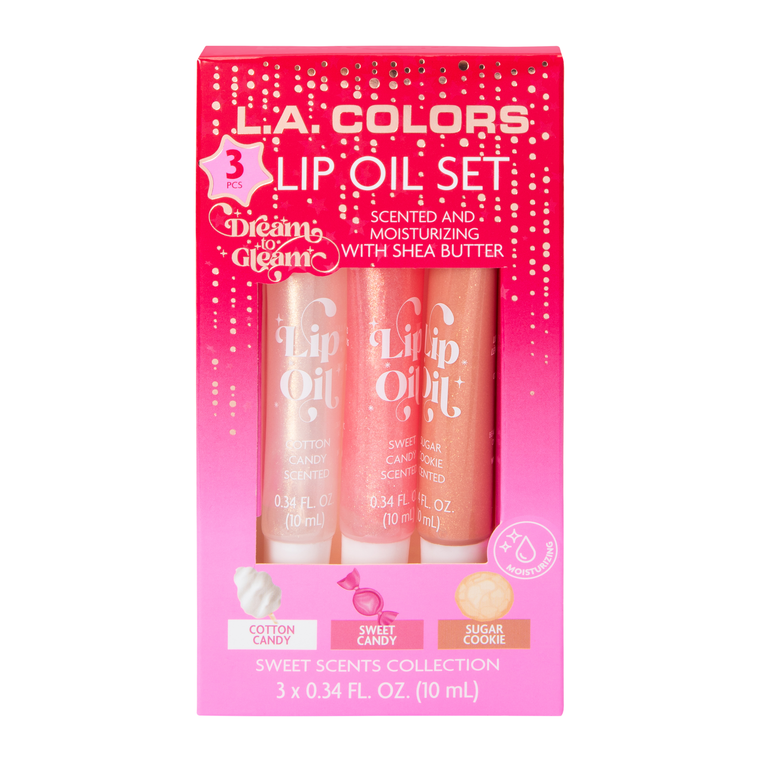 L.A. Colors® Lip Oil Set 3-Count