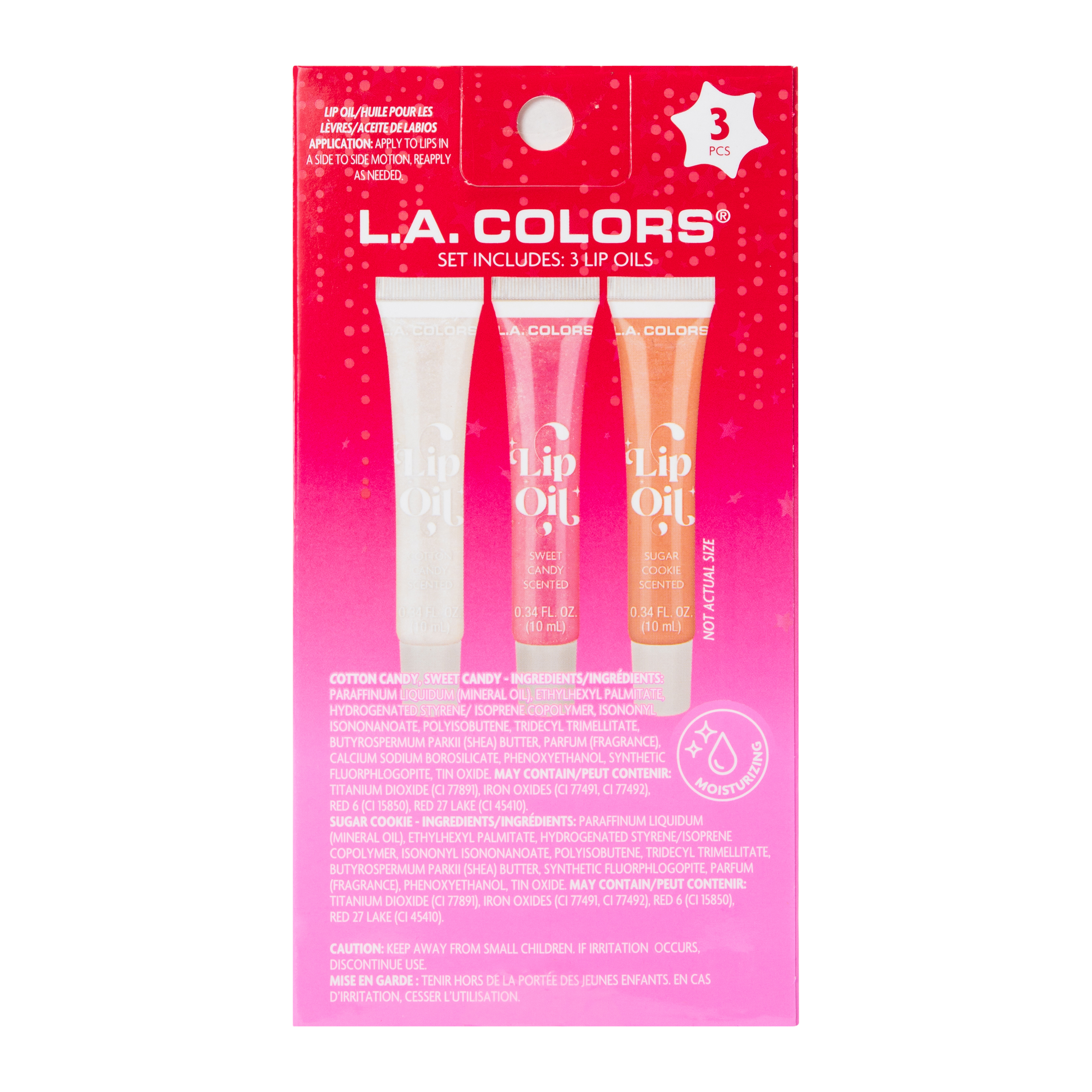 L.A. Colors® Lip Oil Set 3-Count
