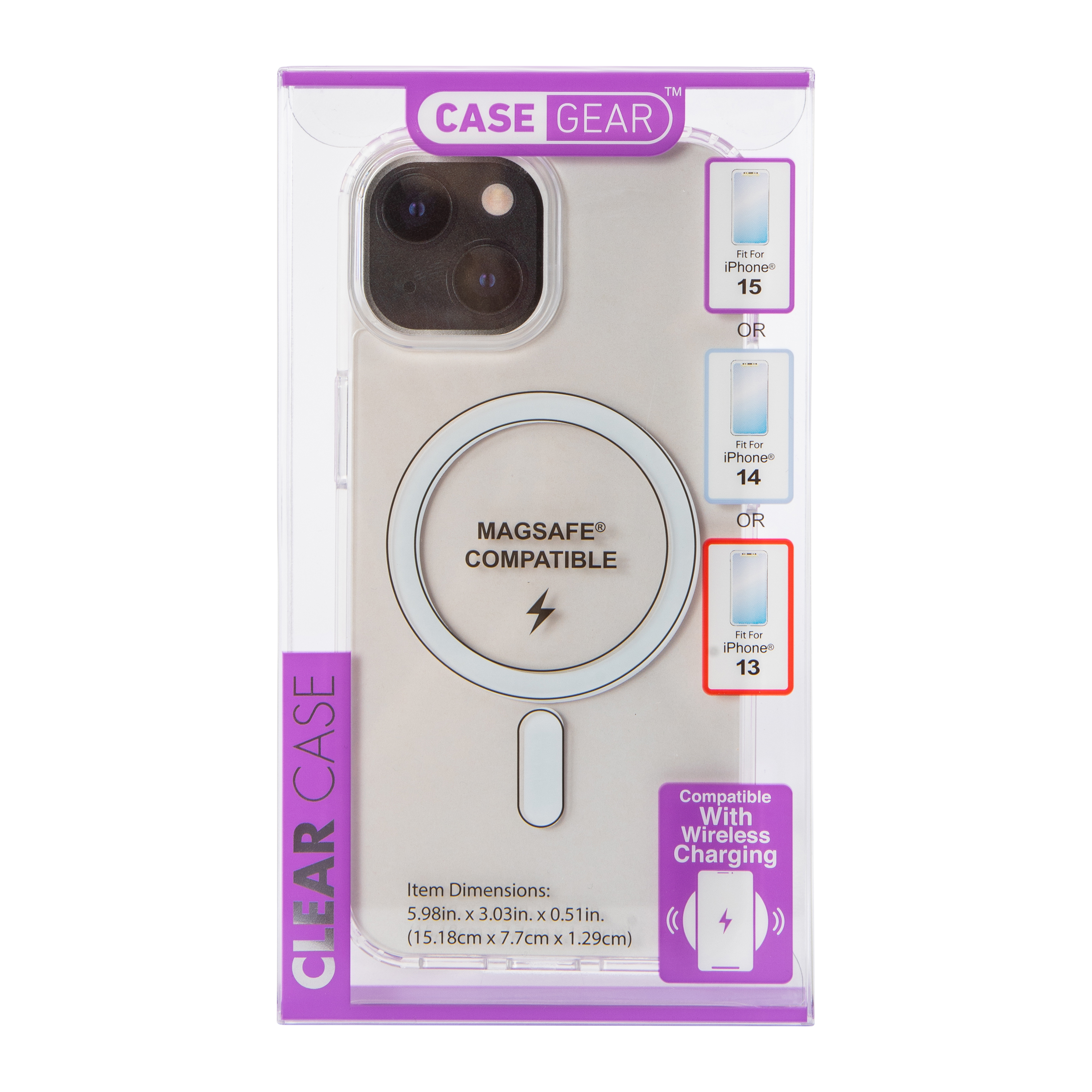 iPhone 16e®/15®/14®/13® Wireless Charging Compatible Phone Case