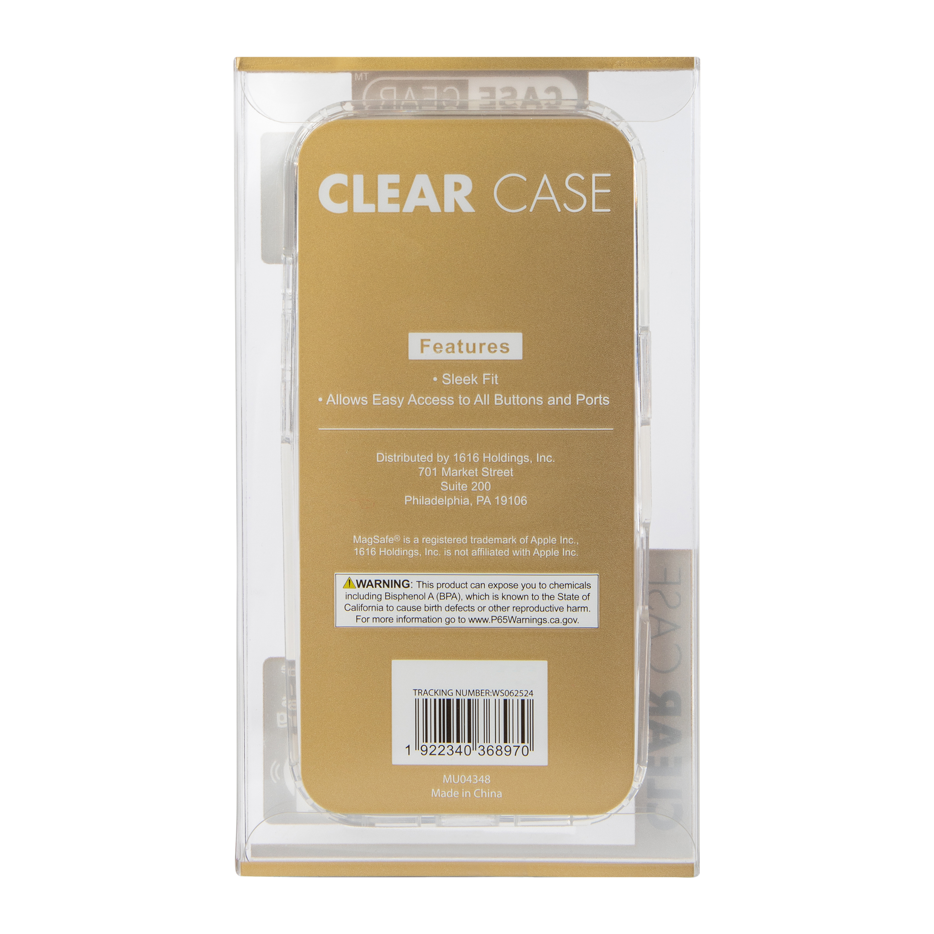 iPhone 16® Clear MagSafe® Compatible Phone Case