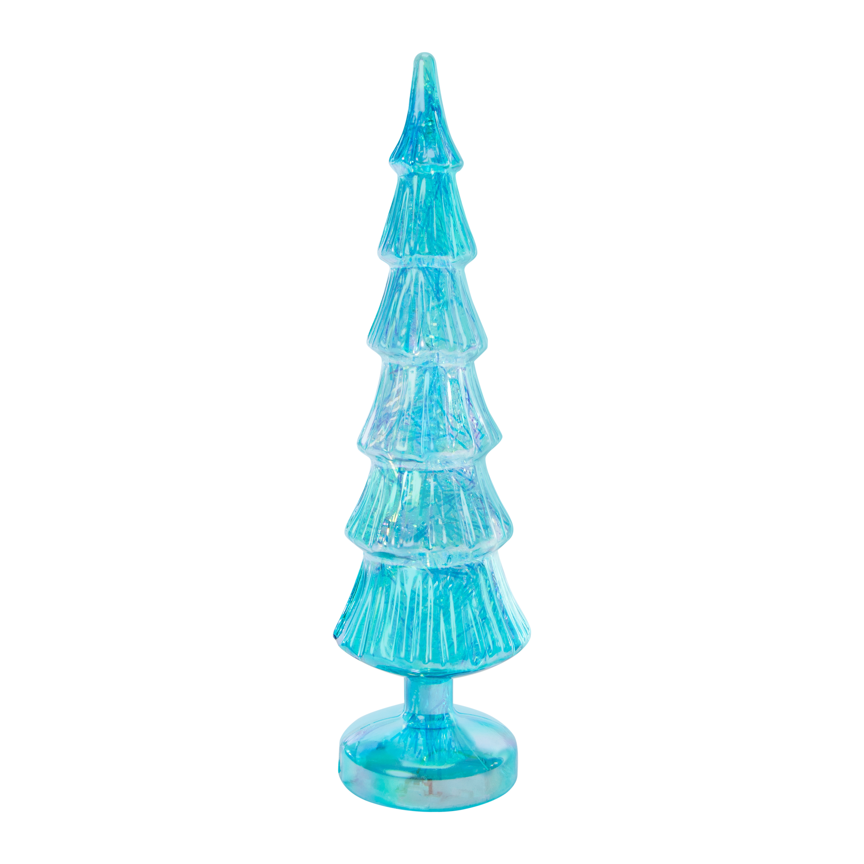 Light-Up Iridescent Christmas Tree 11.81in