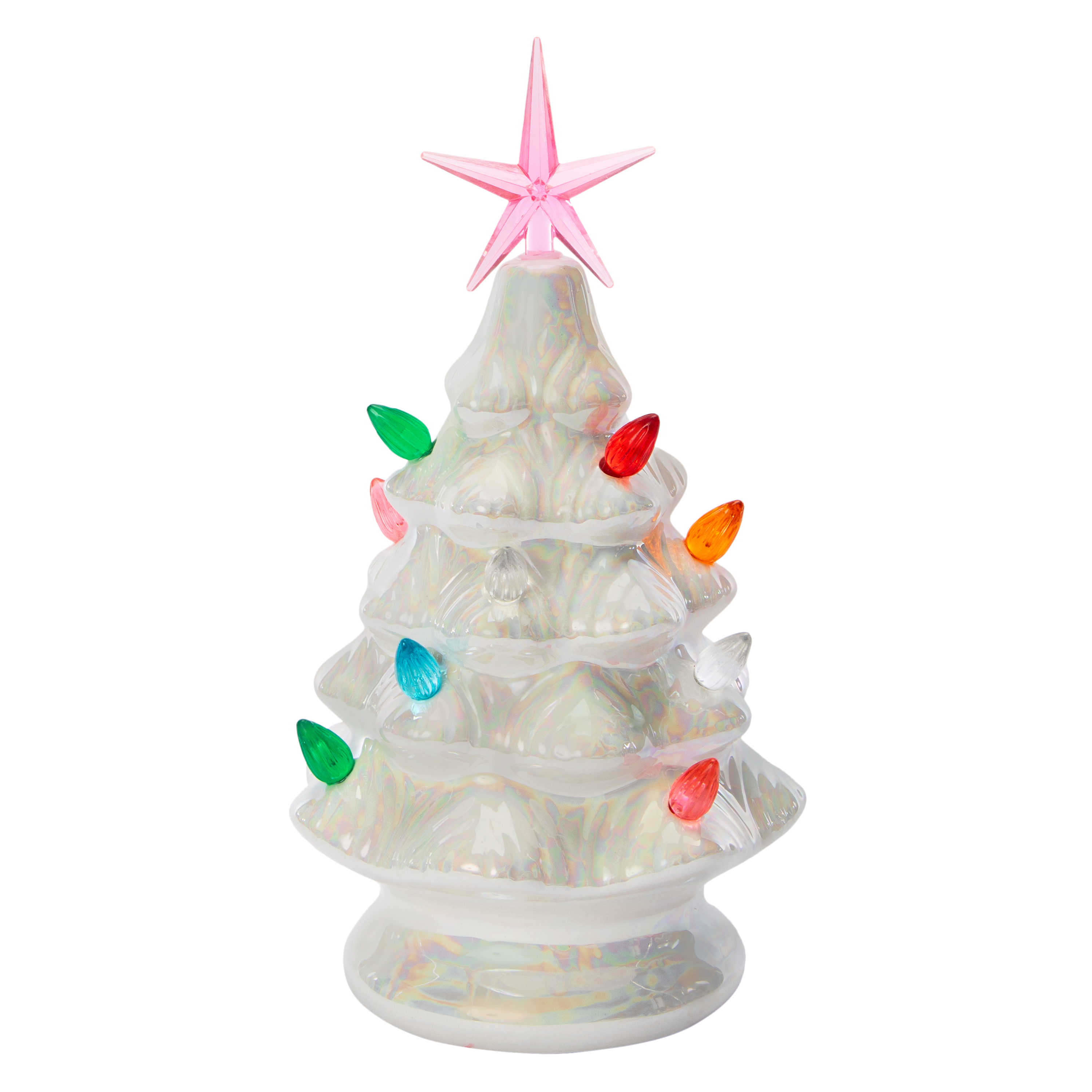 Ceramic Light-Up Christmas Tree 5in x 9.02in | Five Below
