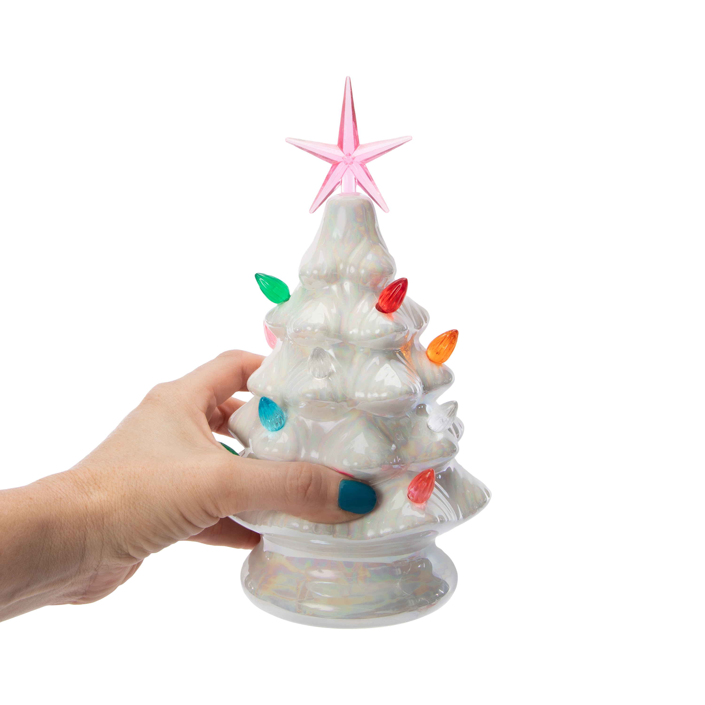 Ceramic Light-Up Christmas Tree 5in x 9.02in | Five Below