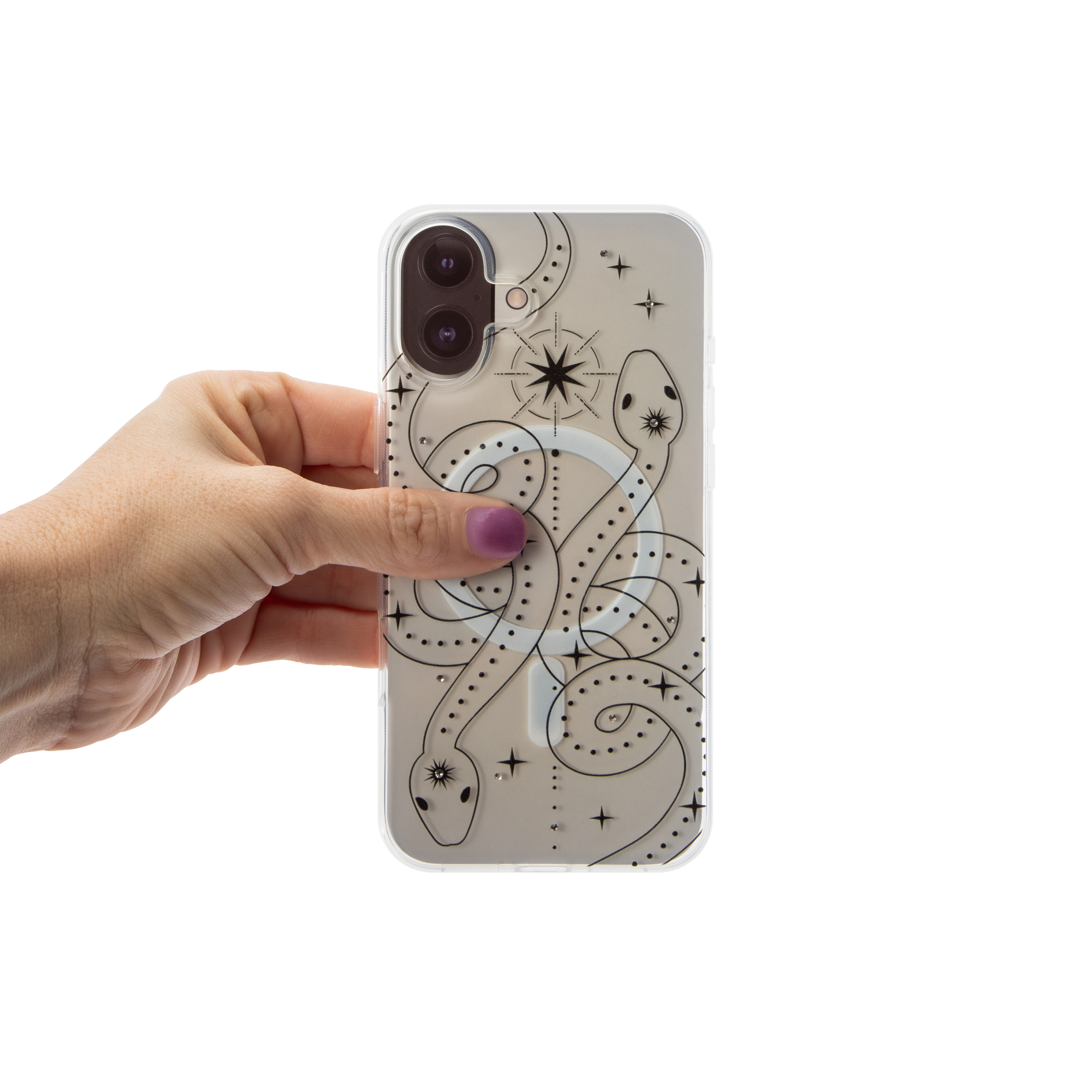 Estuche Transparente iPhone 16 Plus MagSafe Protege tu Celular con Estilo 4