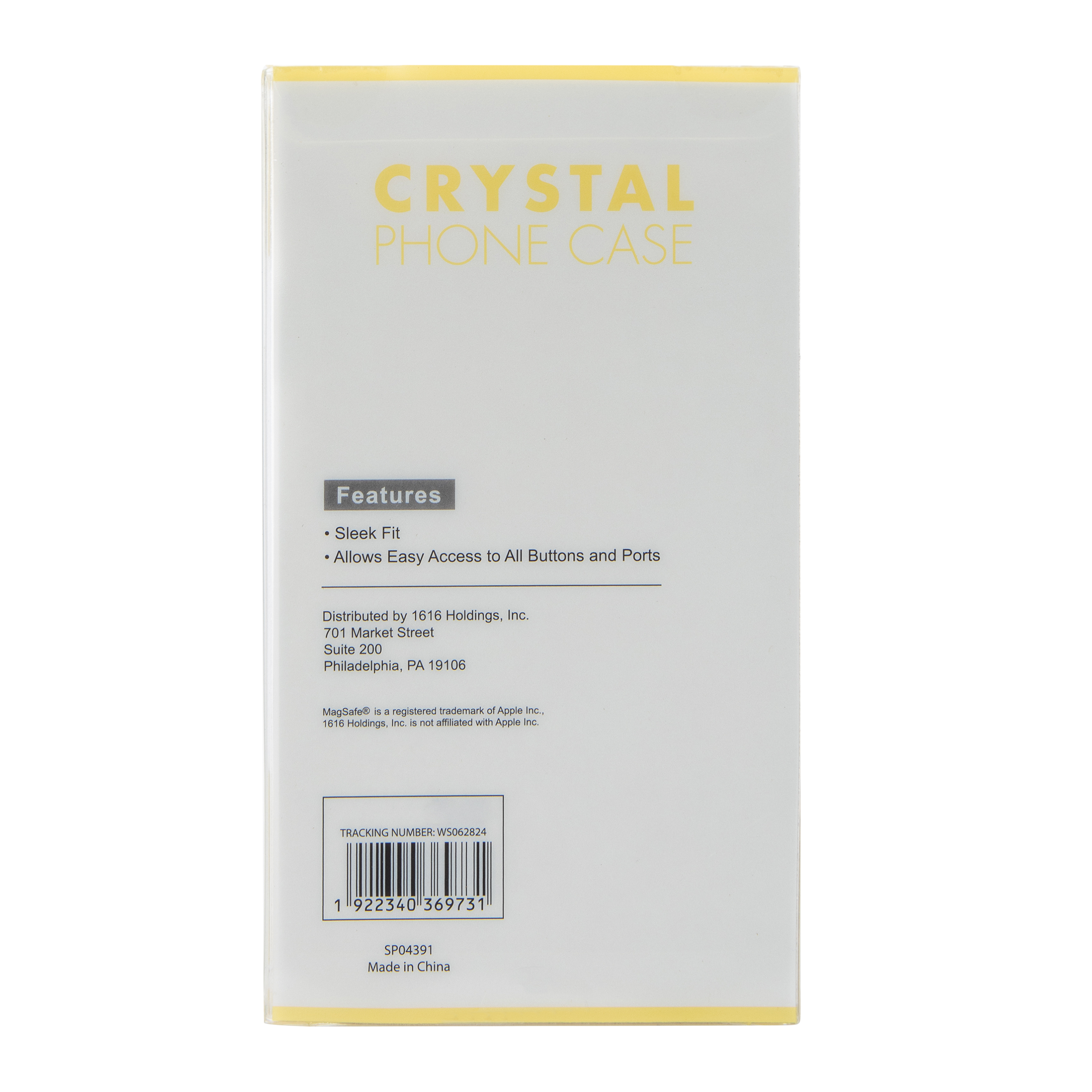 iPhone 16 Pro Max® Clear Crystal Phone Case - MagSafe® Compatible