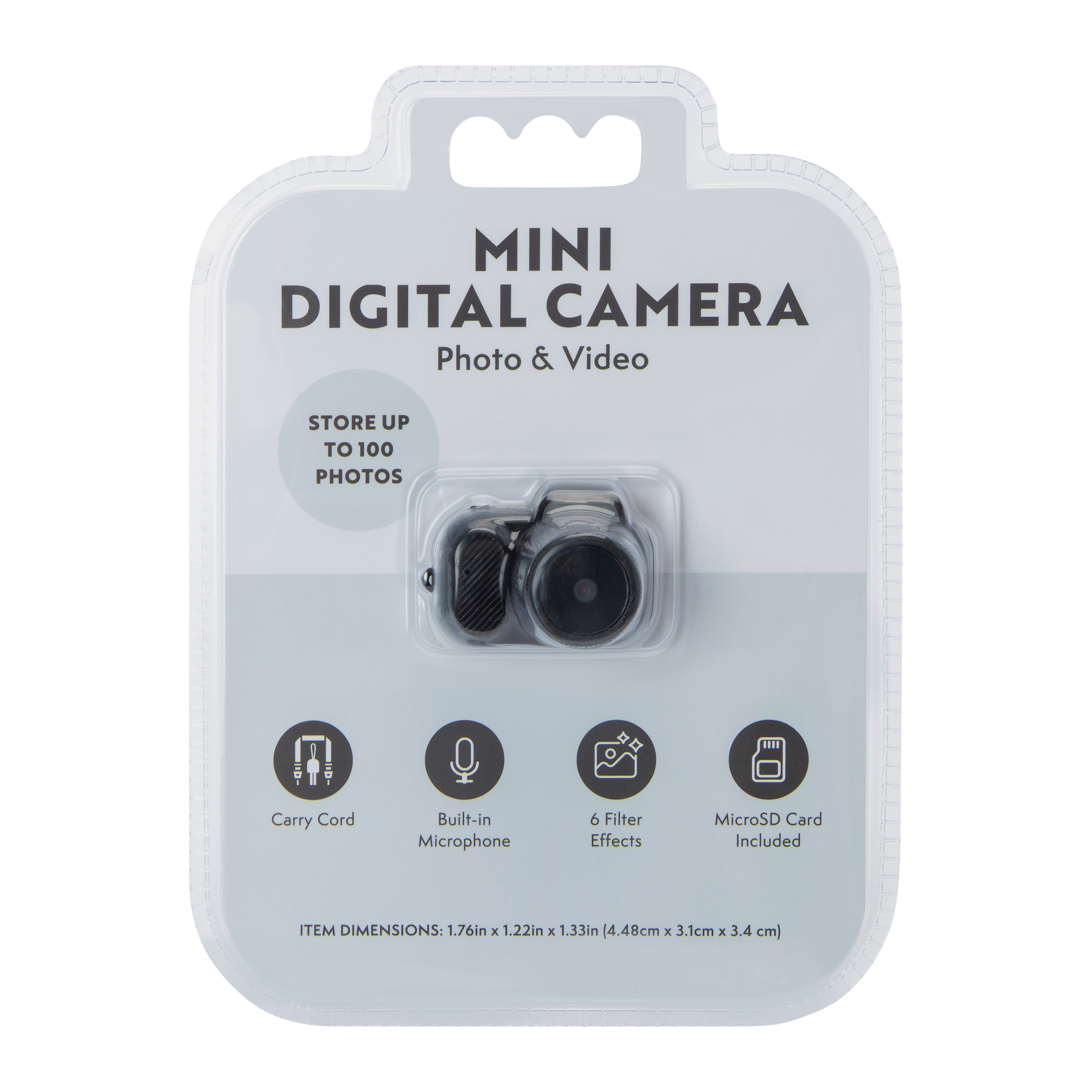 Mini Digital Camera For Photo & Video 1.76in x 1.22in