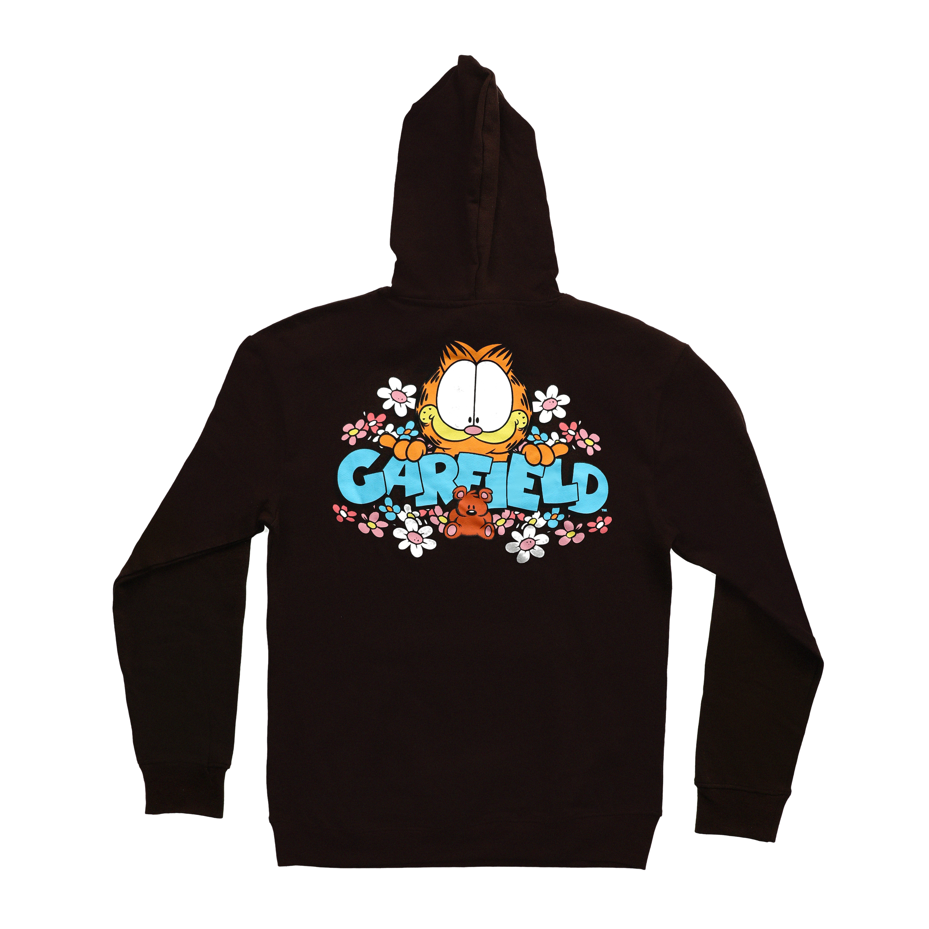 Young Mens Garfield™ Flowers & Pooky Hoodie
