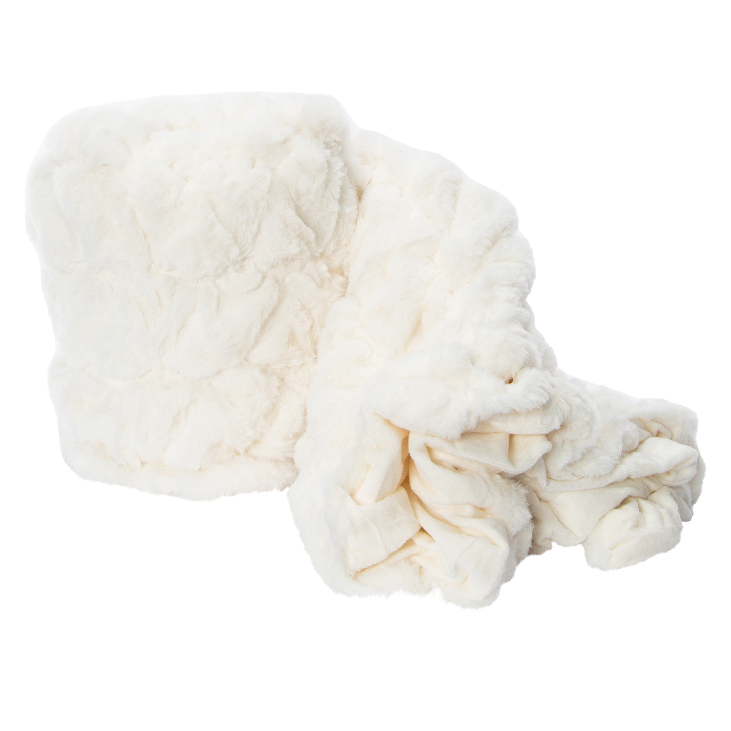 Luxe Collection Diamond Ruched Blanket