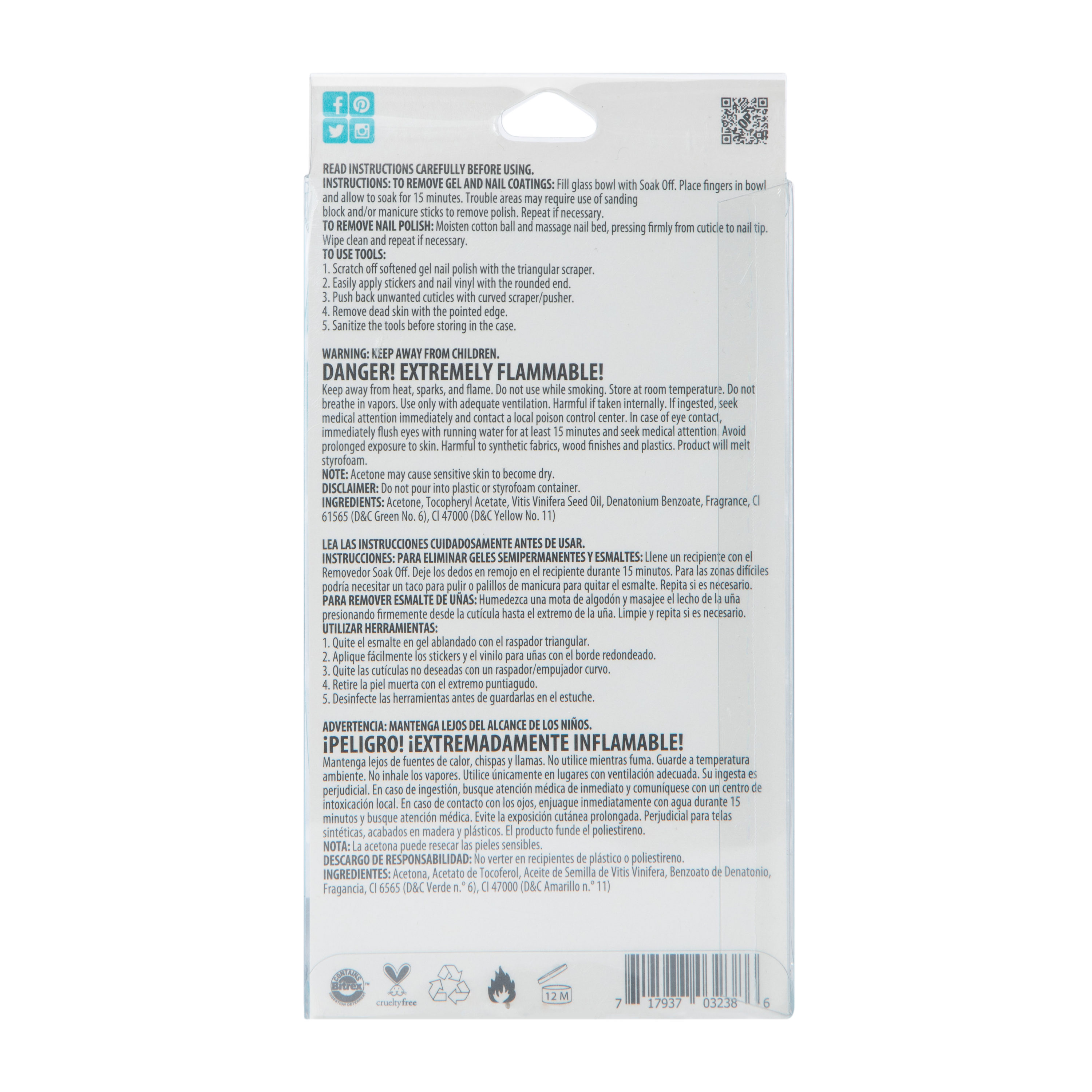 Soak Off Essentials 4-Count Set 2oz