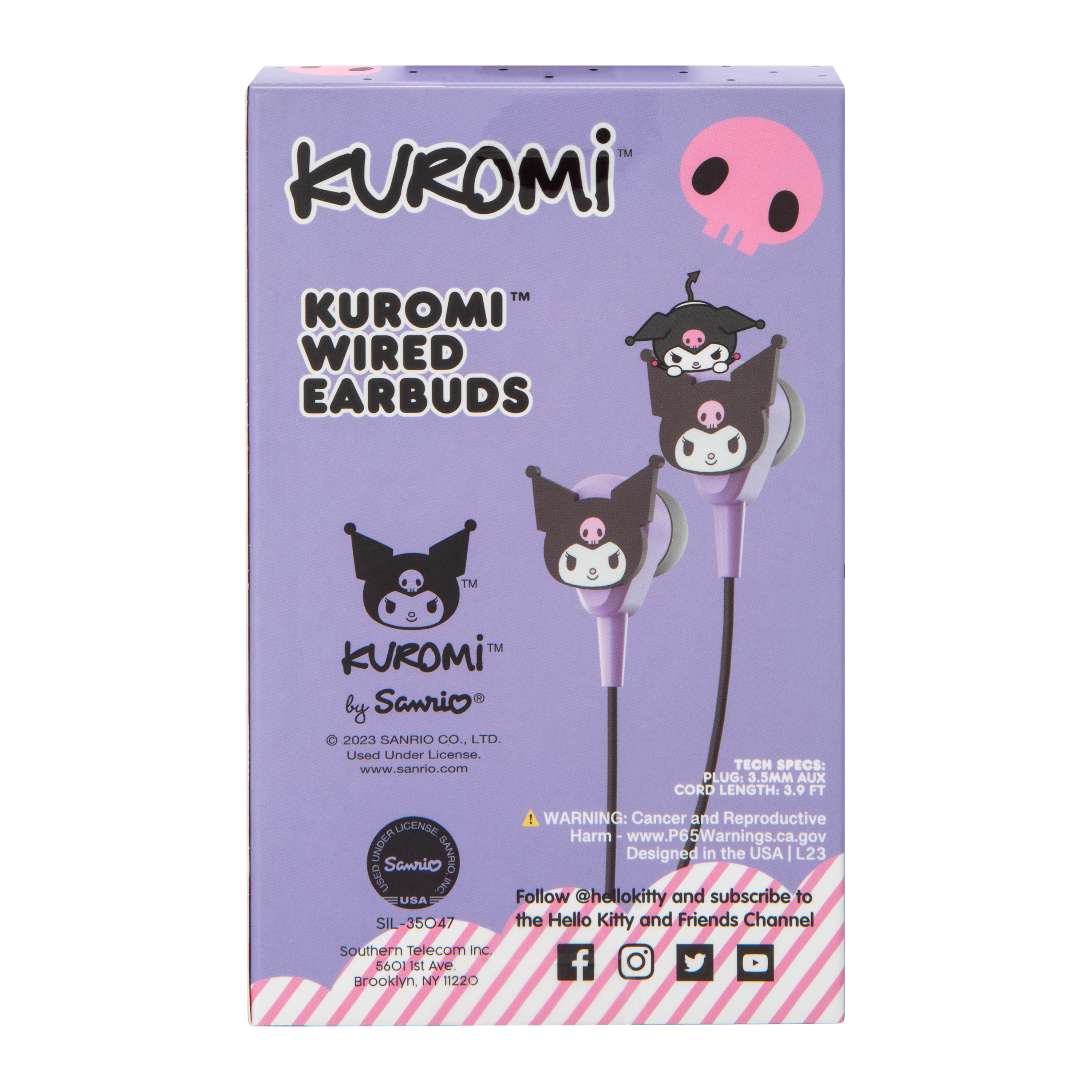 Kuromi™ Wired Earbuds