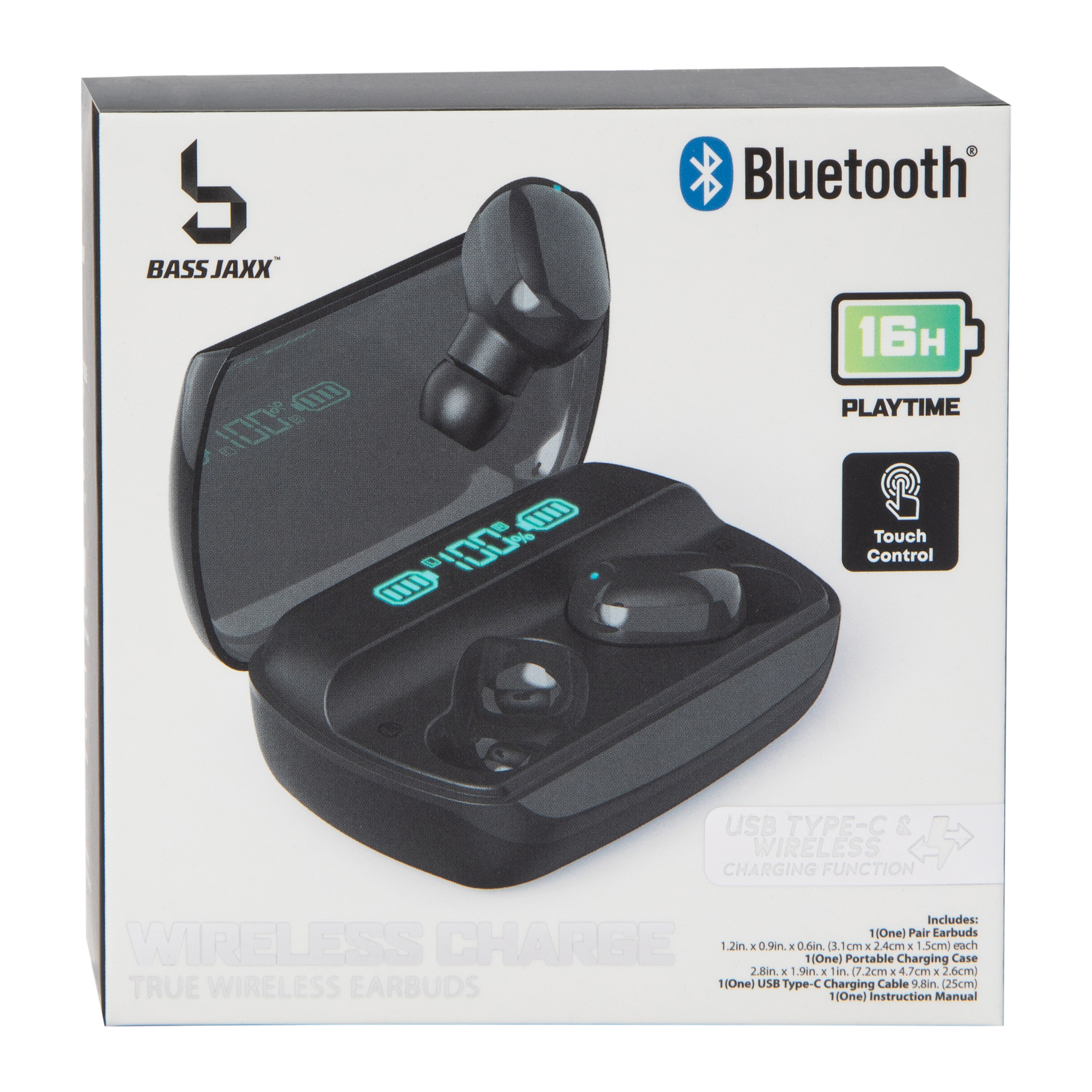 Bass Jaxx® True Wireless Earbuds