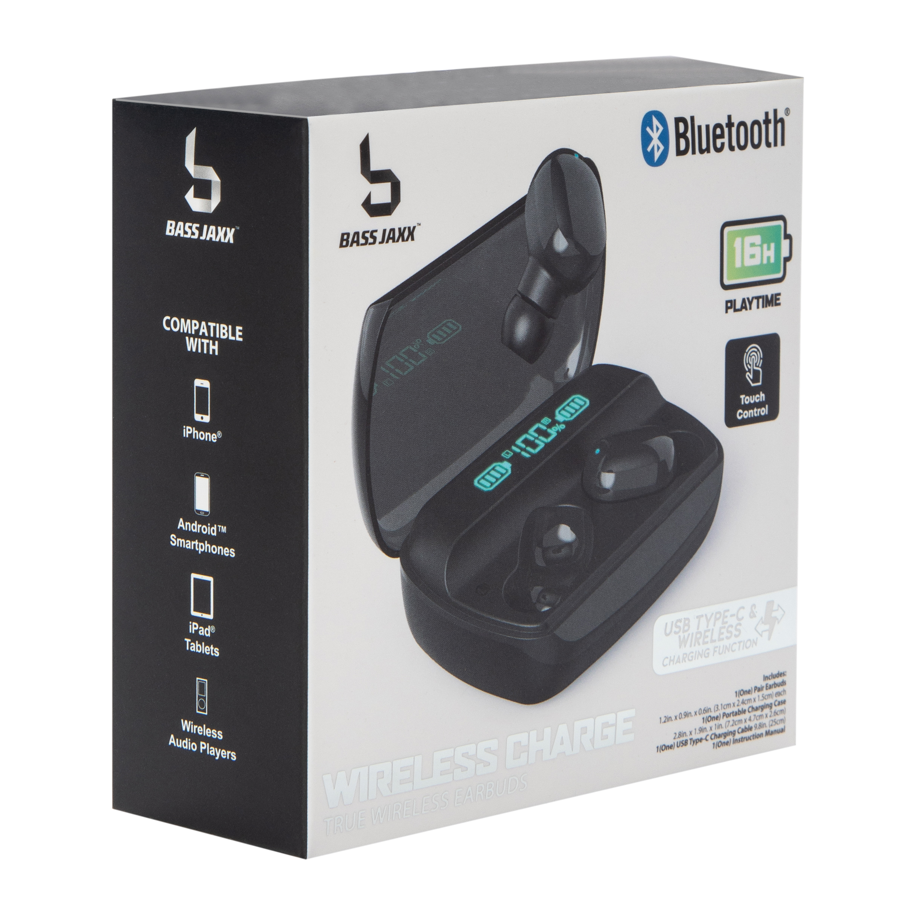 Bass Jaxx® True Wireless Earbuds