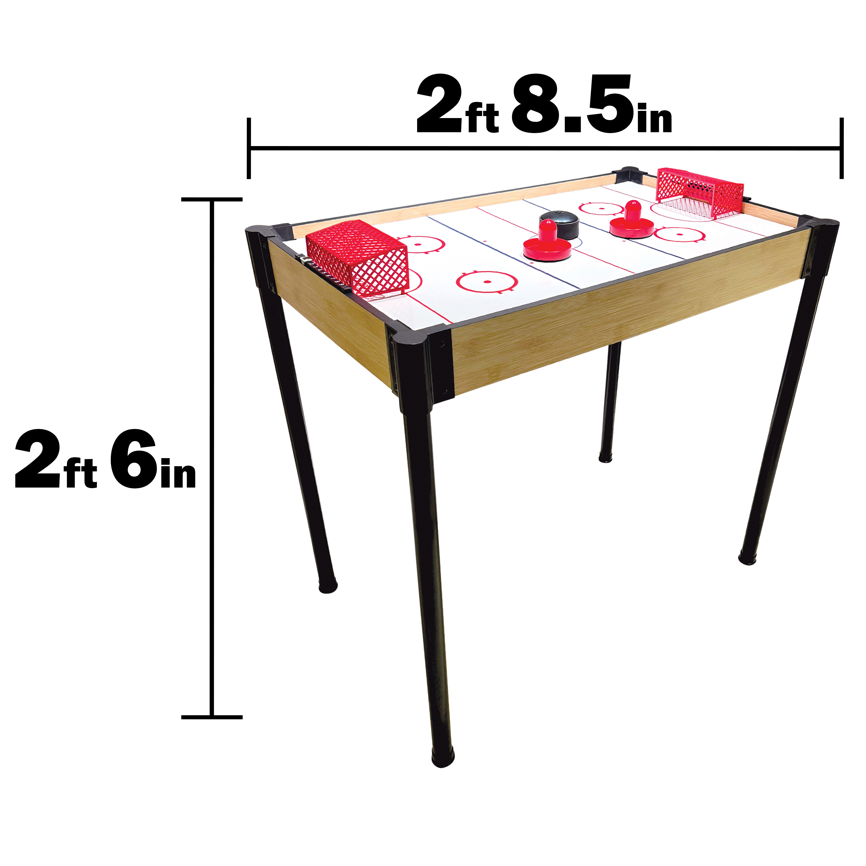 Foldable Air Hockey Table 20.25in x 30in