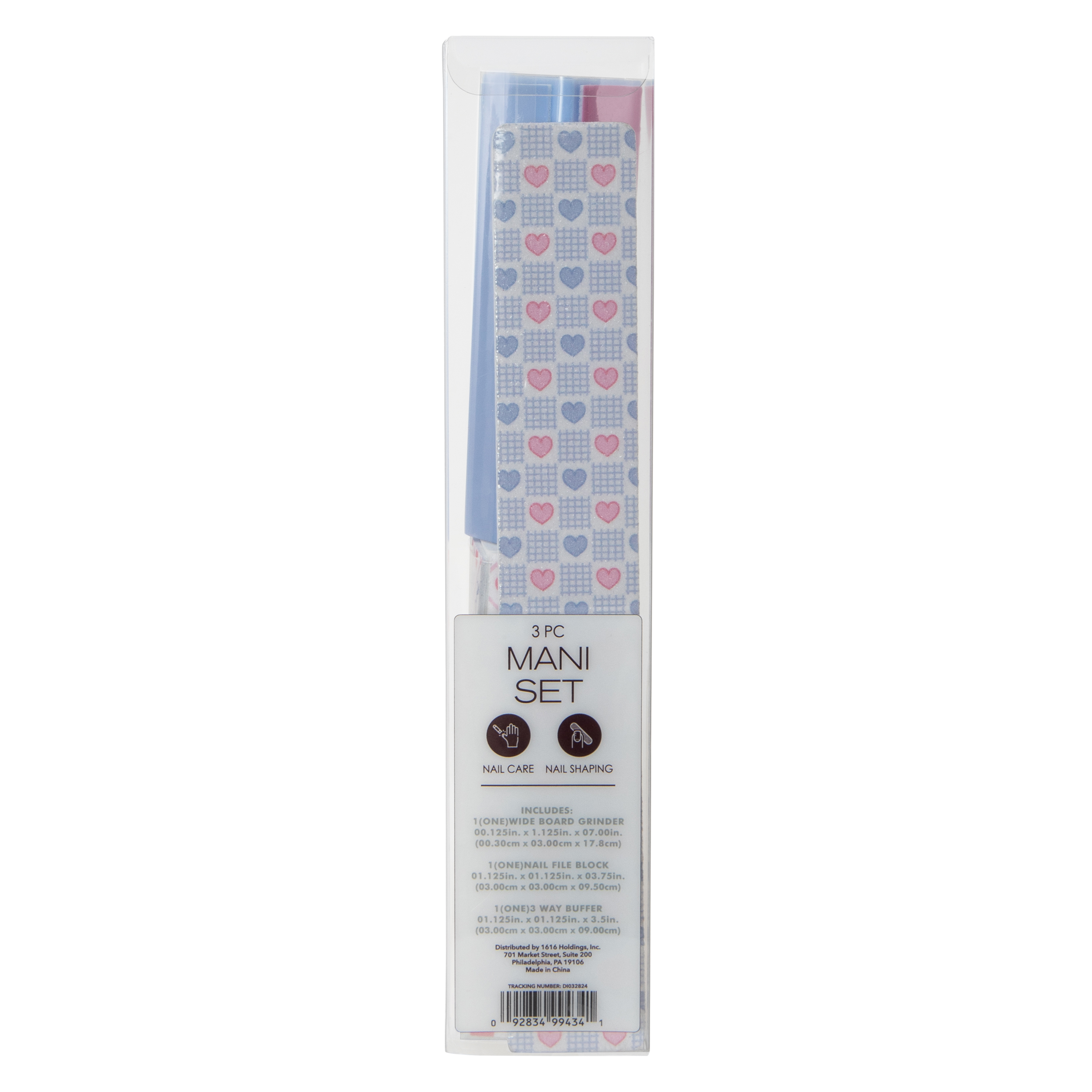 Diamond Cosmetics® Manicure Set 3-Peice