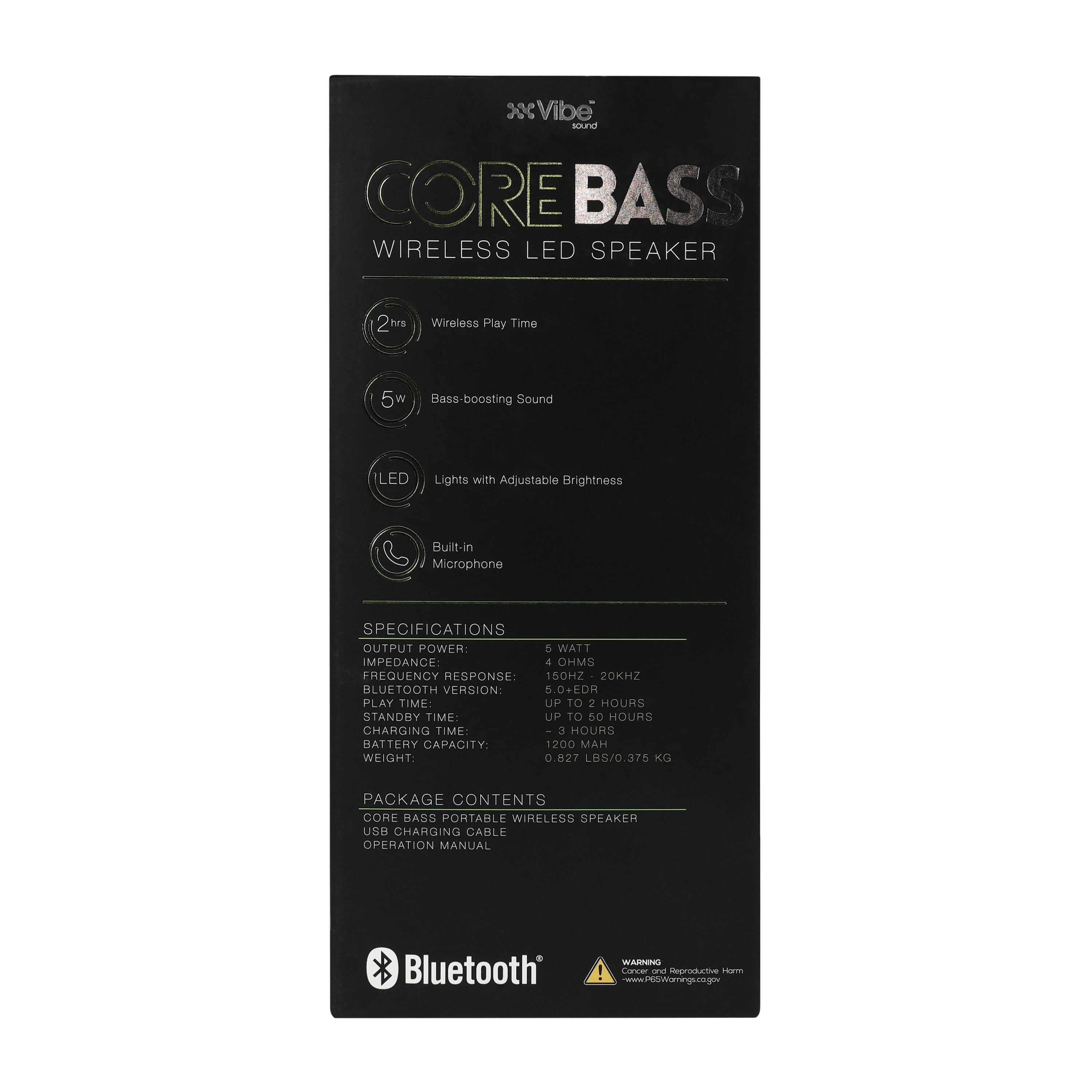 Core Bass Wireless LED Tower Speaker