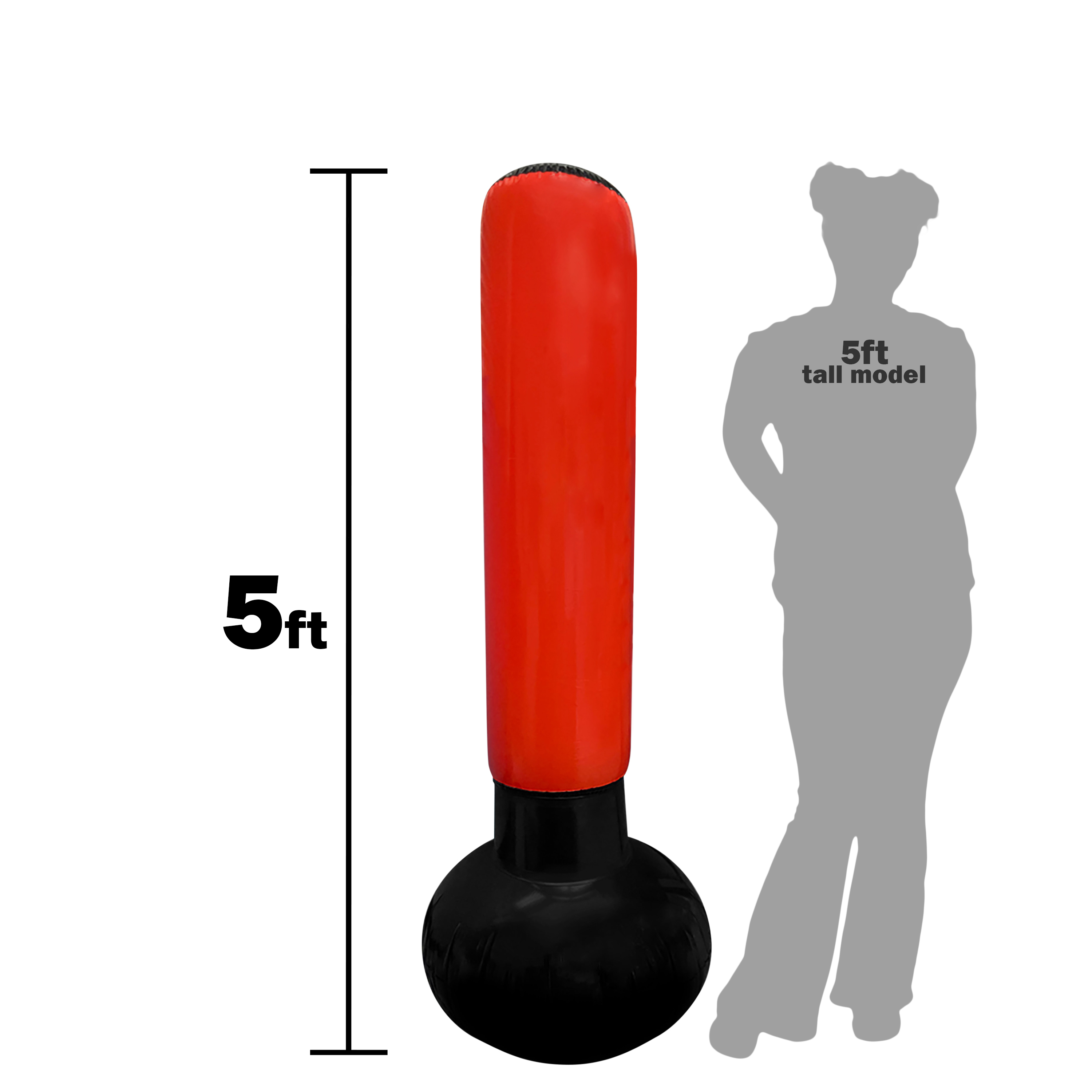 Series-8 Fitness™ Inflatable Punching Bag & Boxing Gloves
