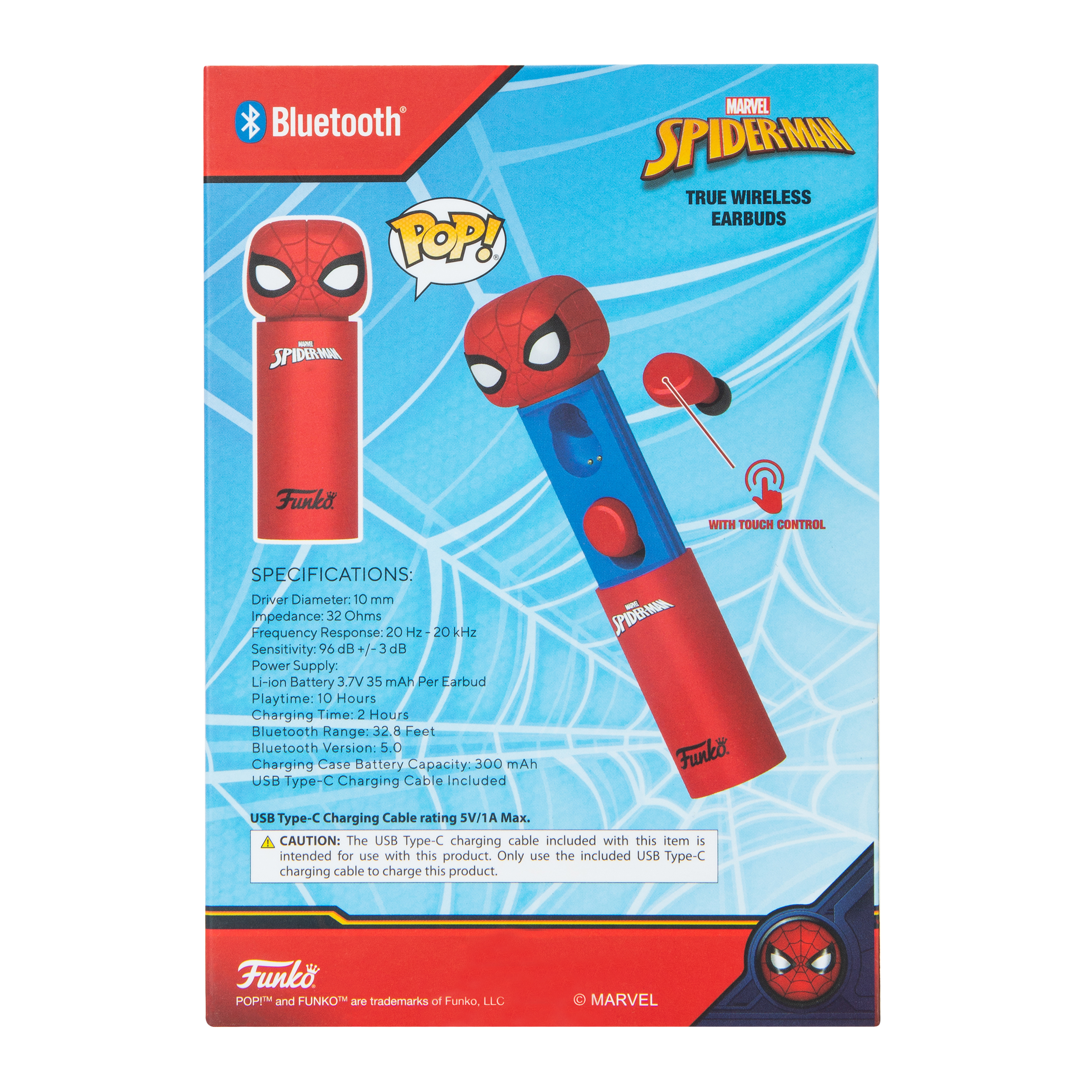 Funko Pop! Spider-Man True Wireless Earbuds