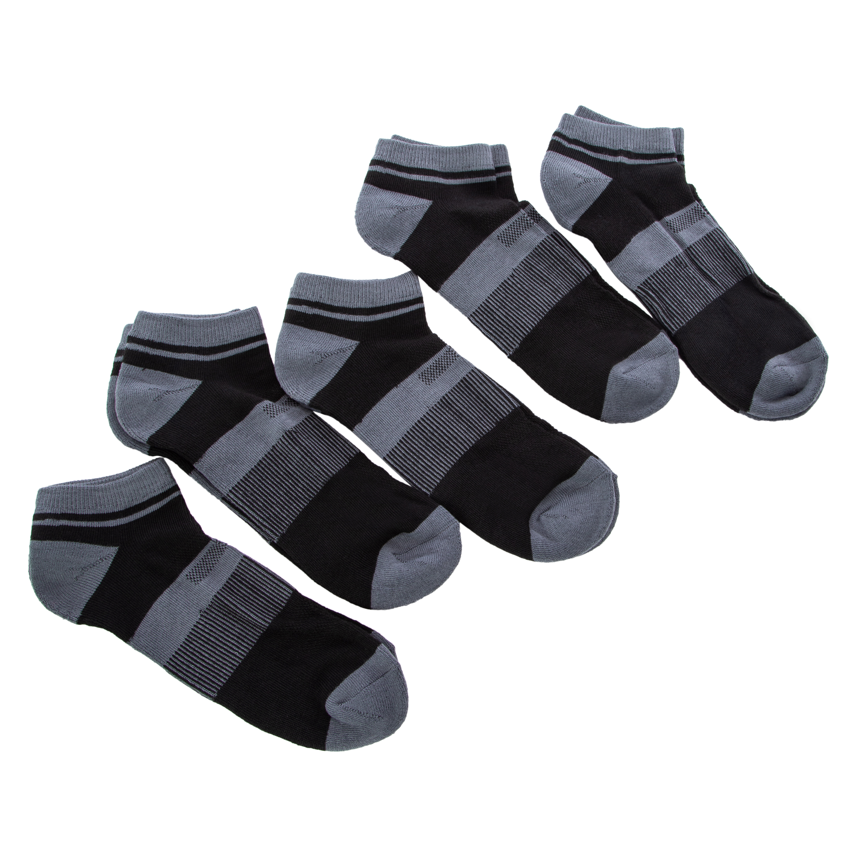 Series-8 Fitness™ Men's Performance Low Cut Socks 5-Pack