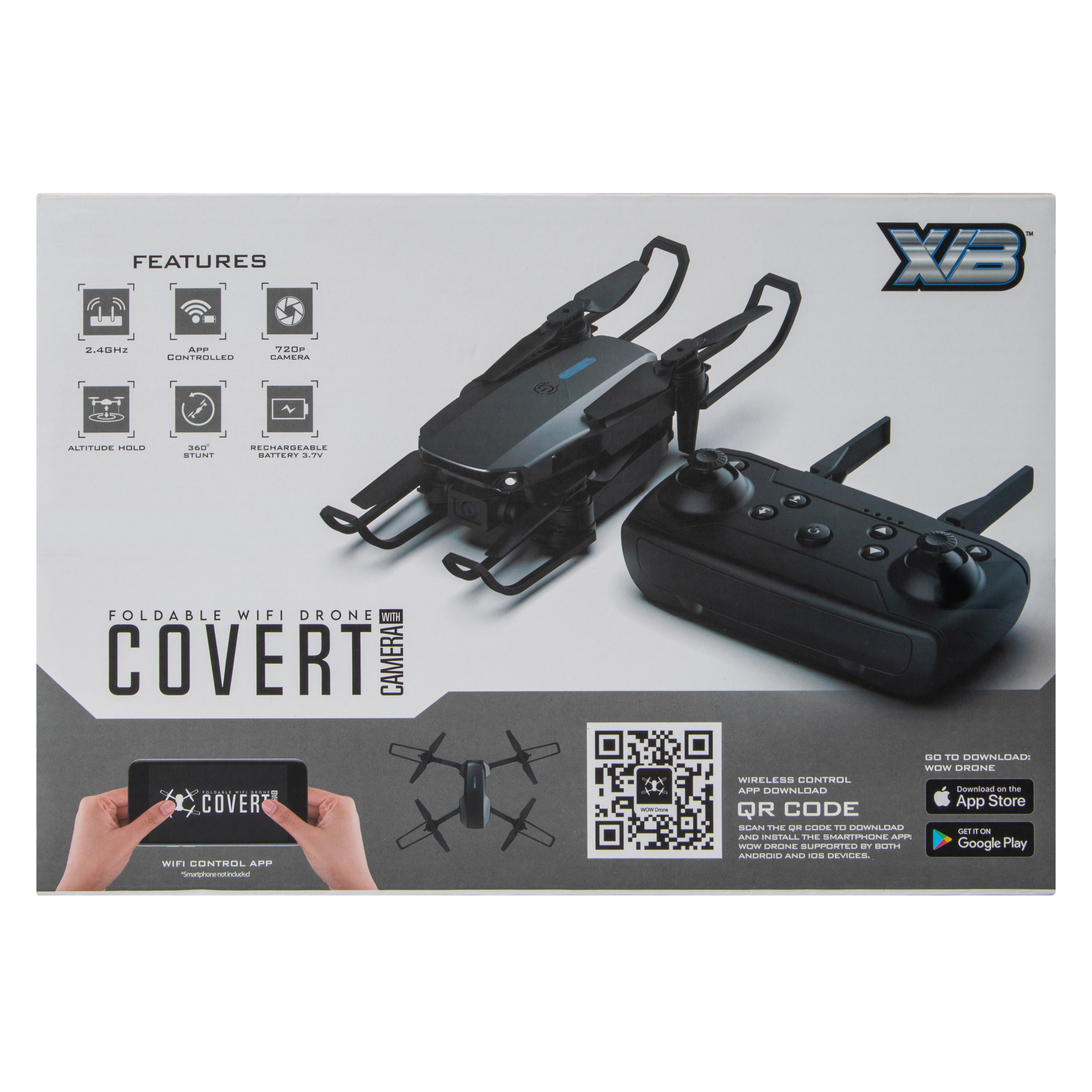 XVB® Covert Foldable Wifi Drone With Camera
