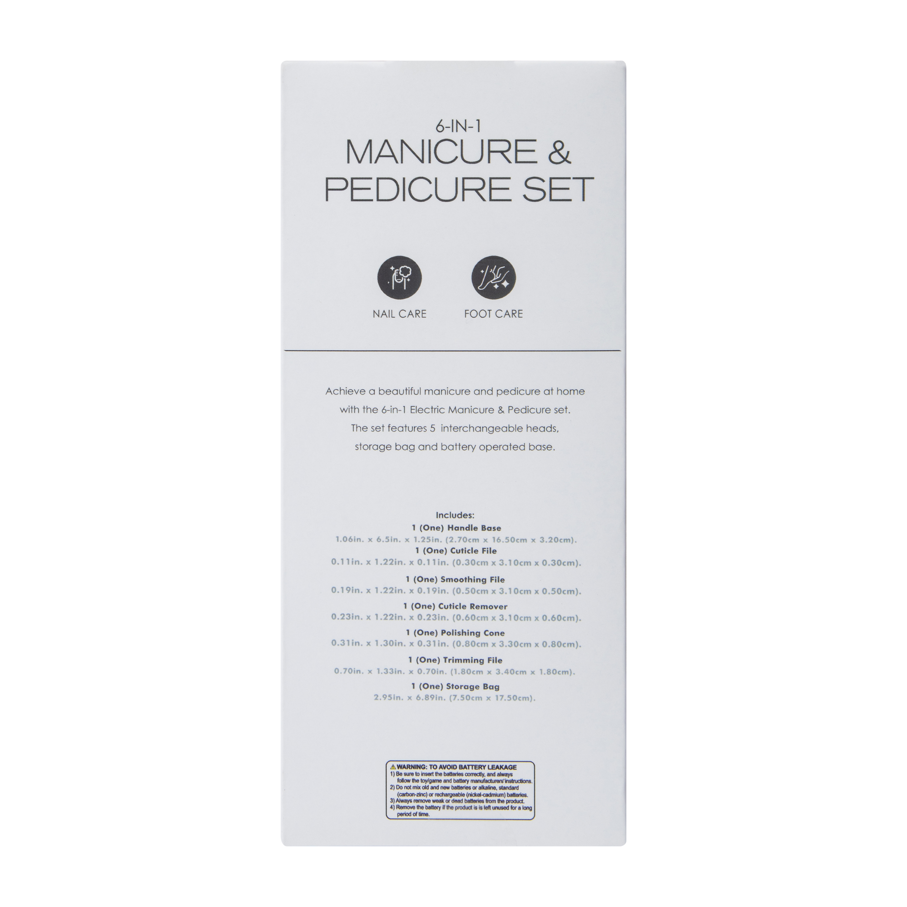 Urban Butterfly 5-In-1 Electric Manicure & Pedicure Set