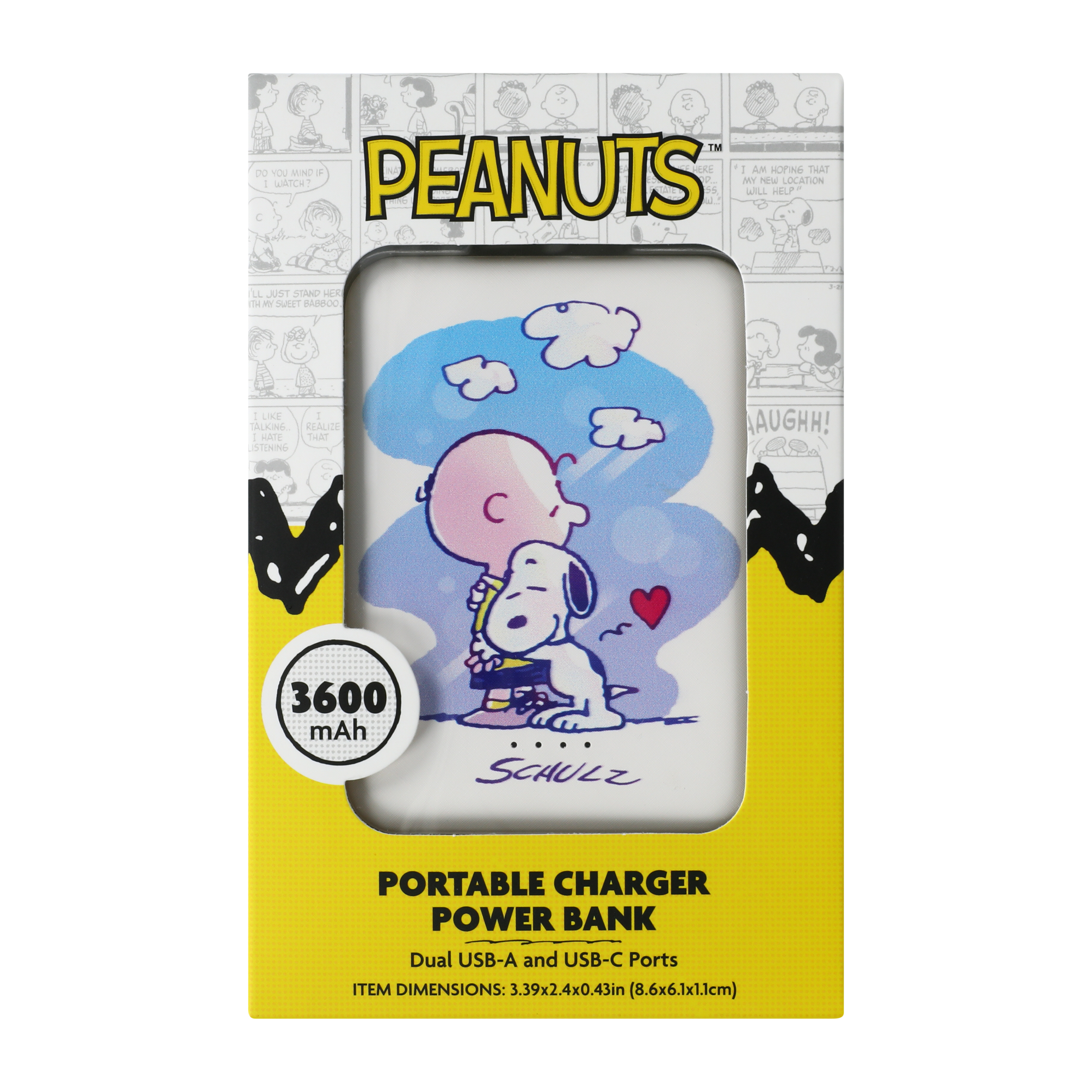 Peanuts™ 3600mAh Portable Charger Power Bank