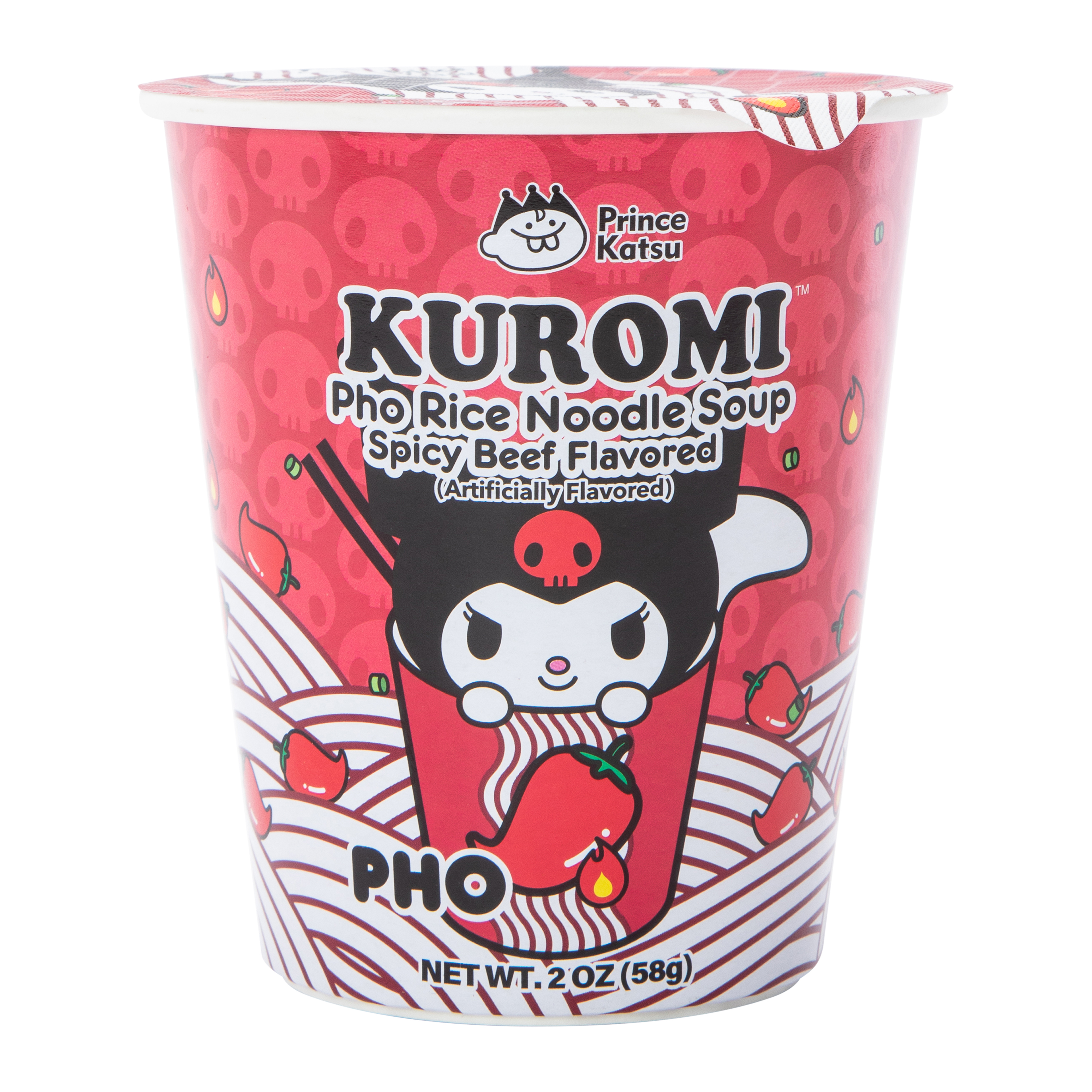 Hello Kitty® Kuromi Pho Rice Noodle Soup, Spicy Beef 2oz