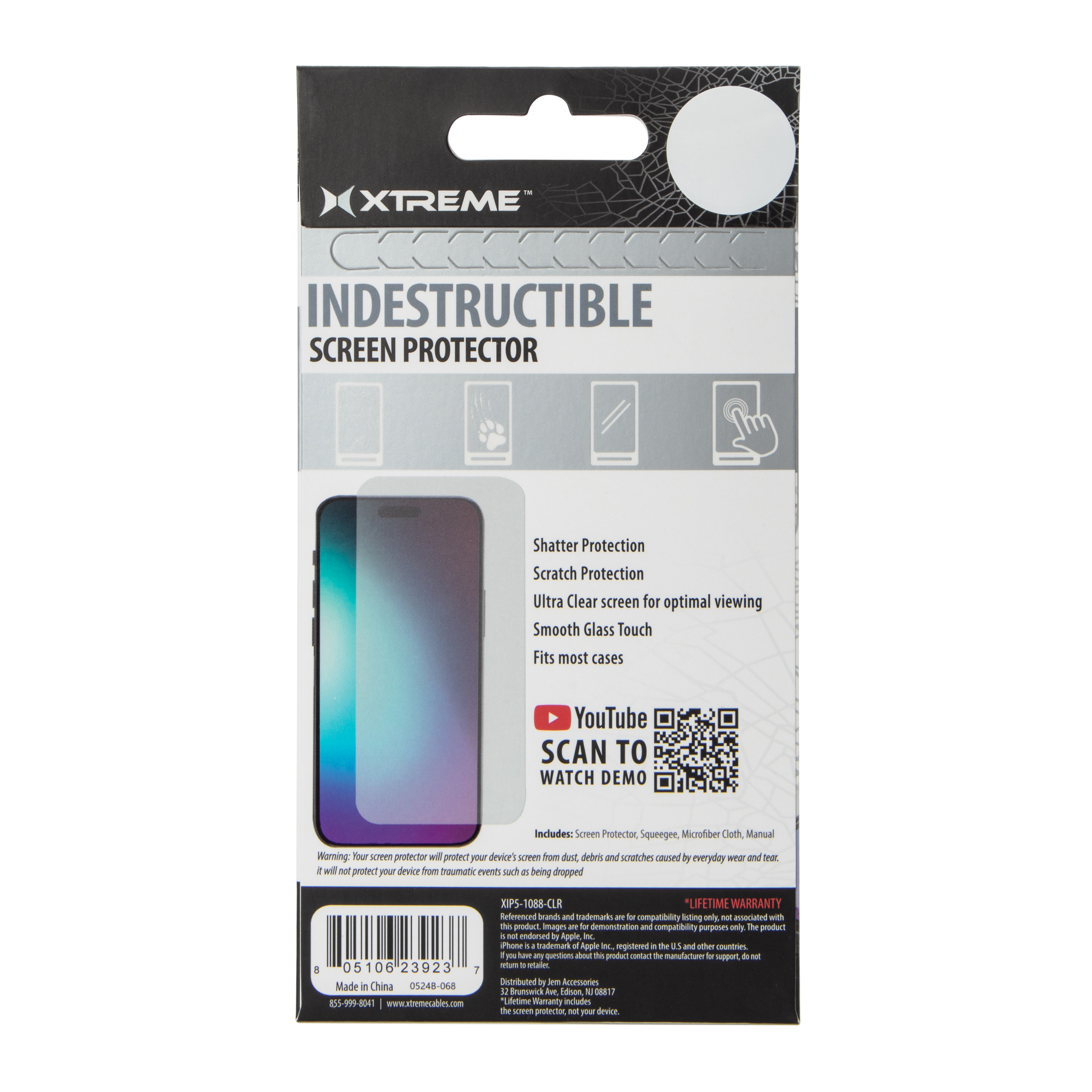 iPhone 16 Plus® Xtreme™ Indestructible Screen Protector