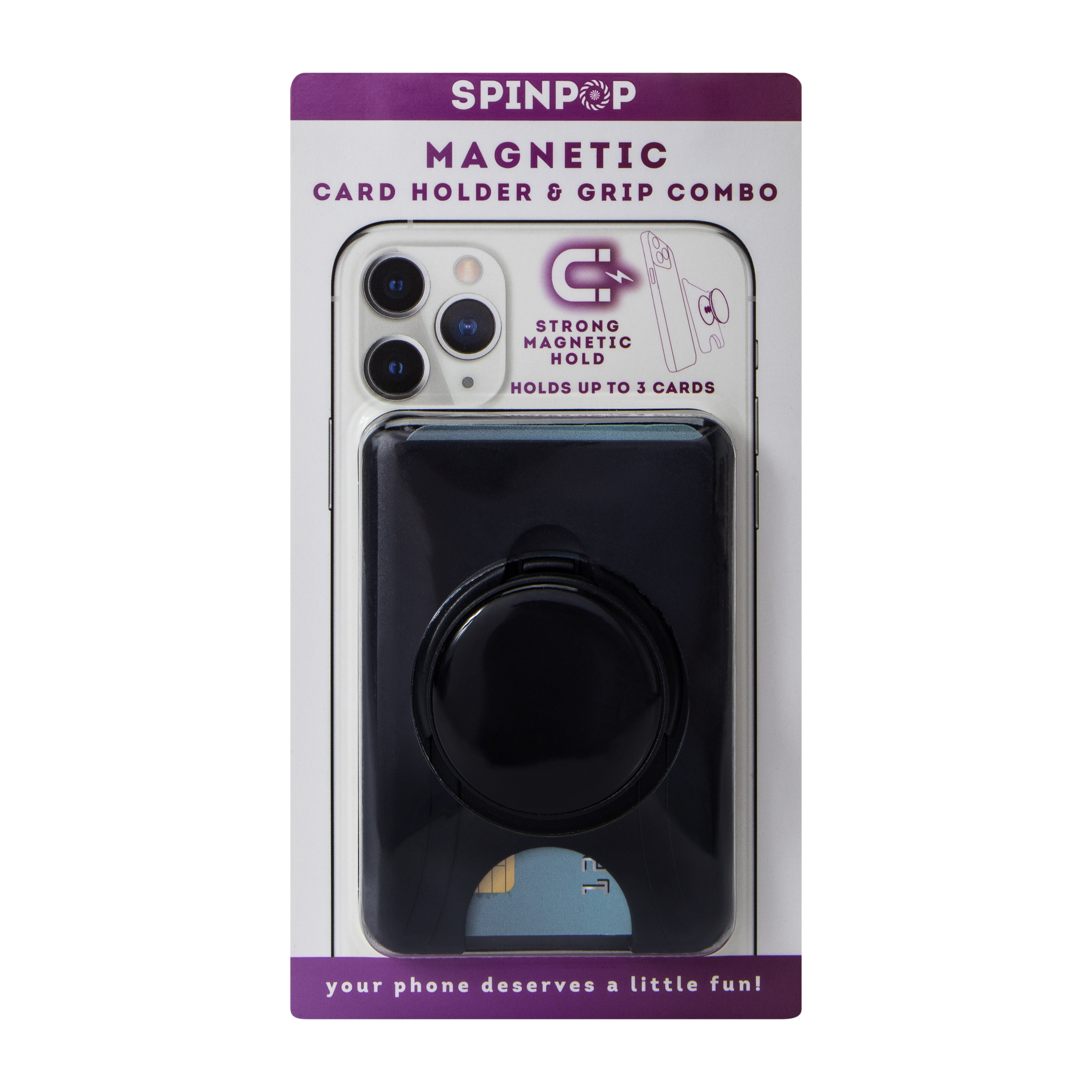 SpinPop Magnetic Card Holder & Phone Grip Combo | Five Below SpinPop Magnetic Card Holder & Phone Grip Combo | Five Below