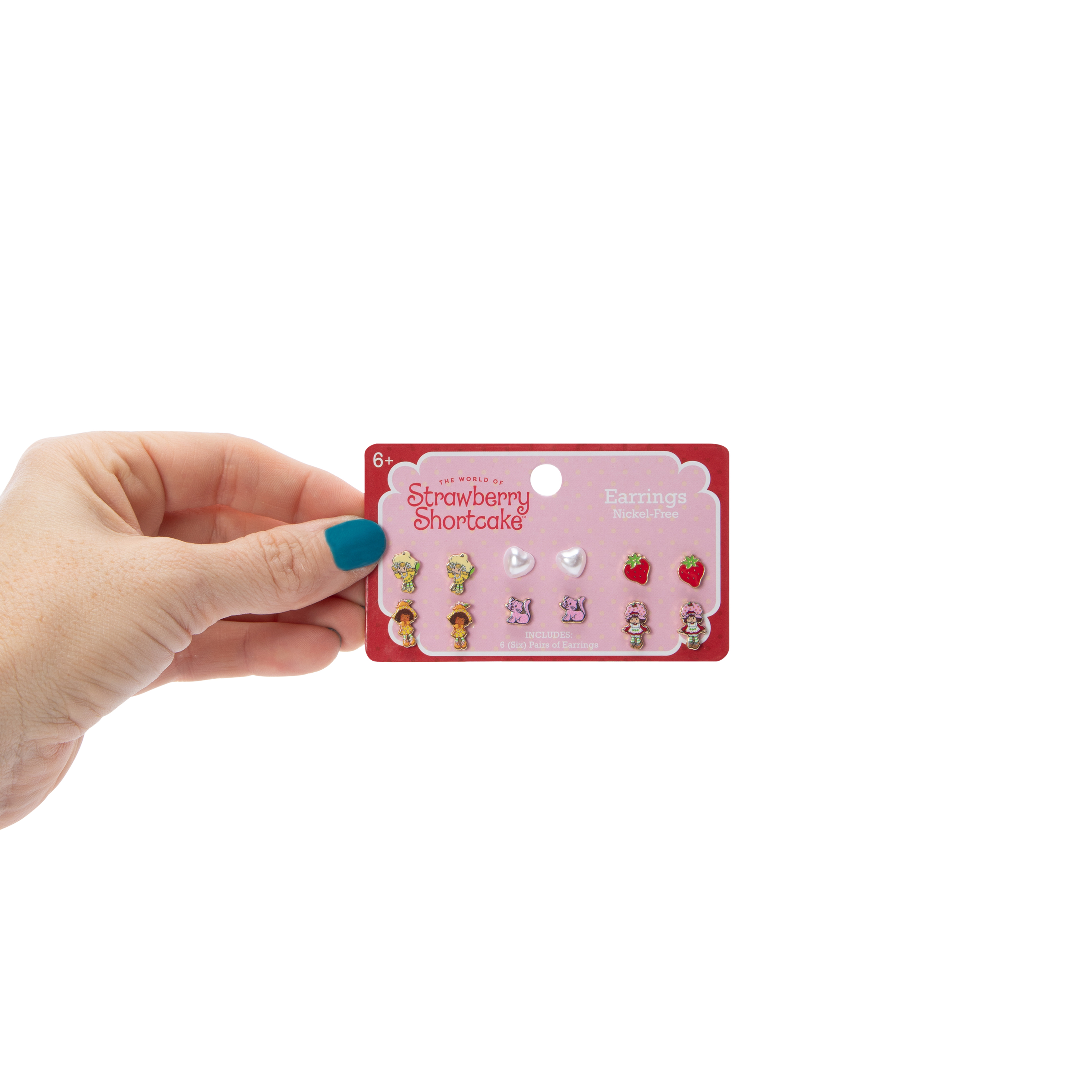 Strawberry Shortcake™ Earrings 6-Pack