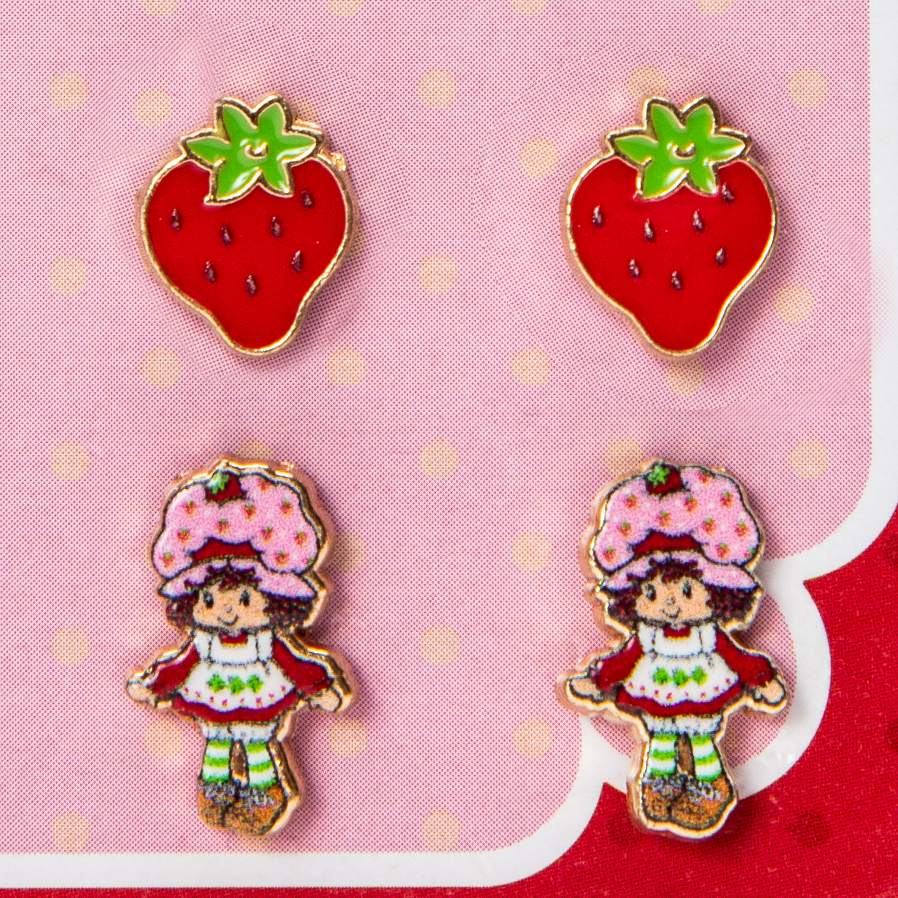 Strawberry Shortcake™ Earrings 6-Pack