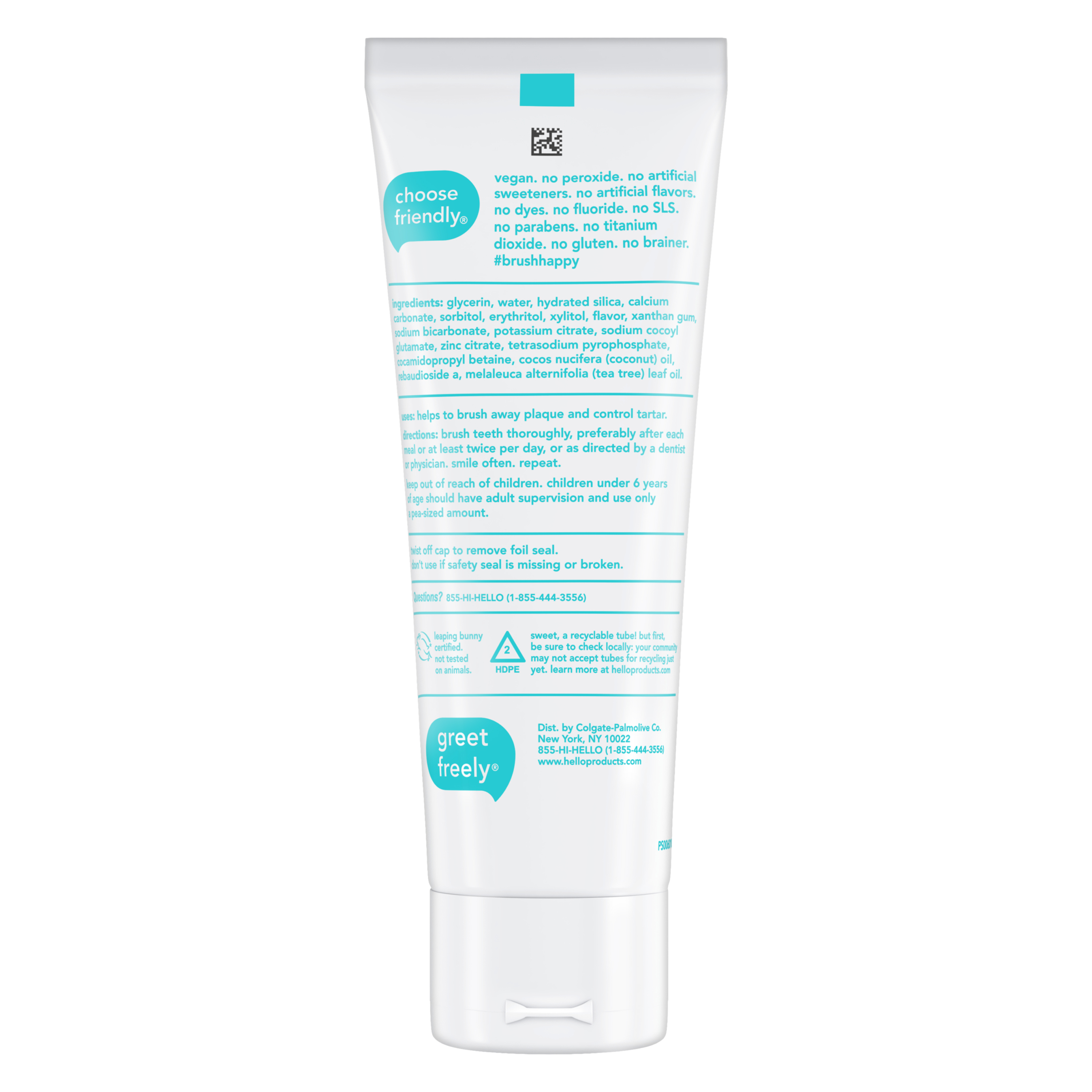 Hello® Antiplaque And Whitening Toothpaste
