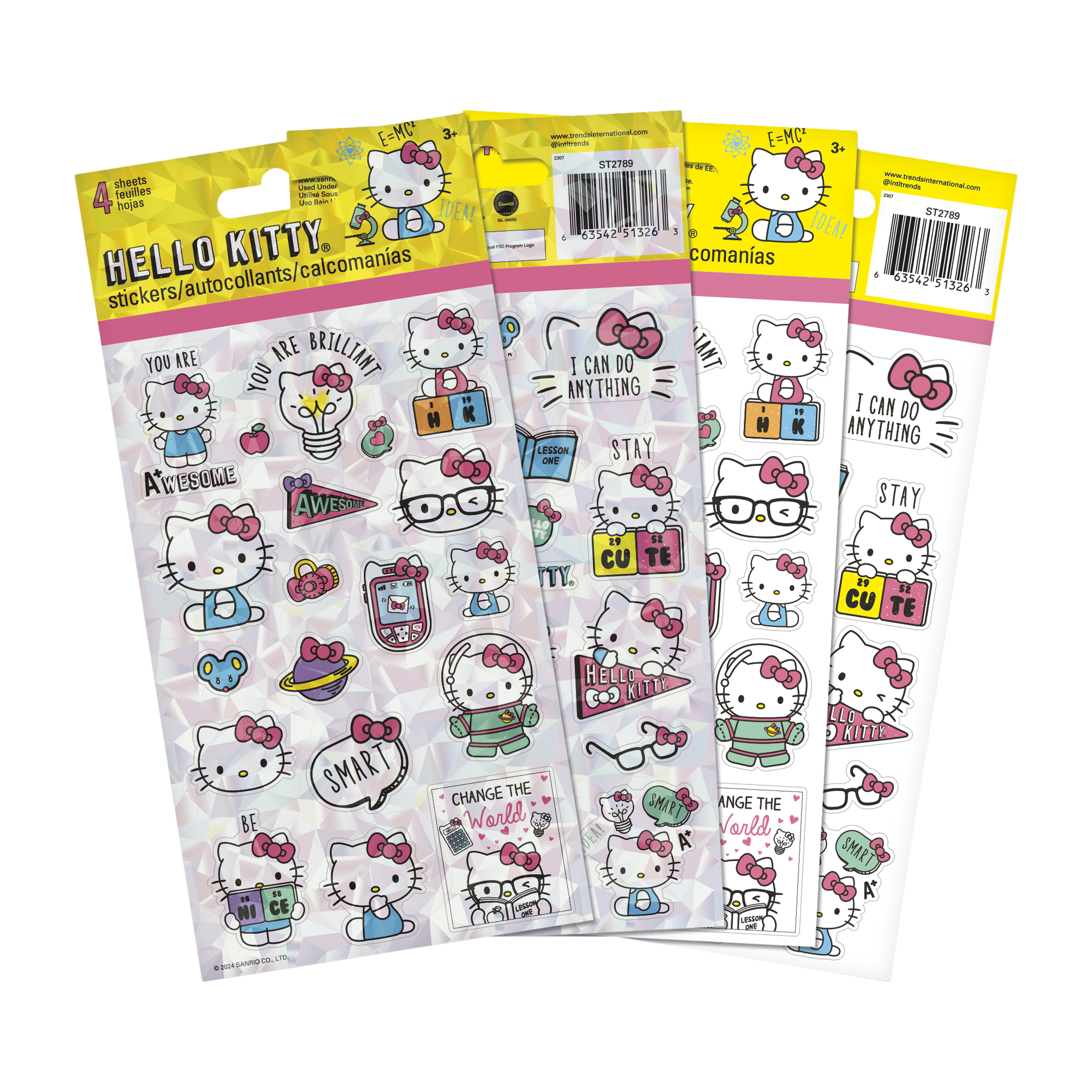 Hello Kitty And Friends® Sticker Sheets 4-Sheets