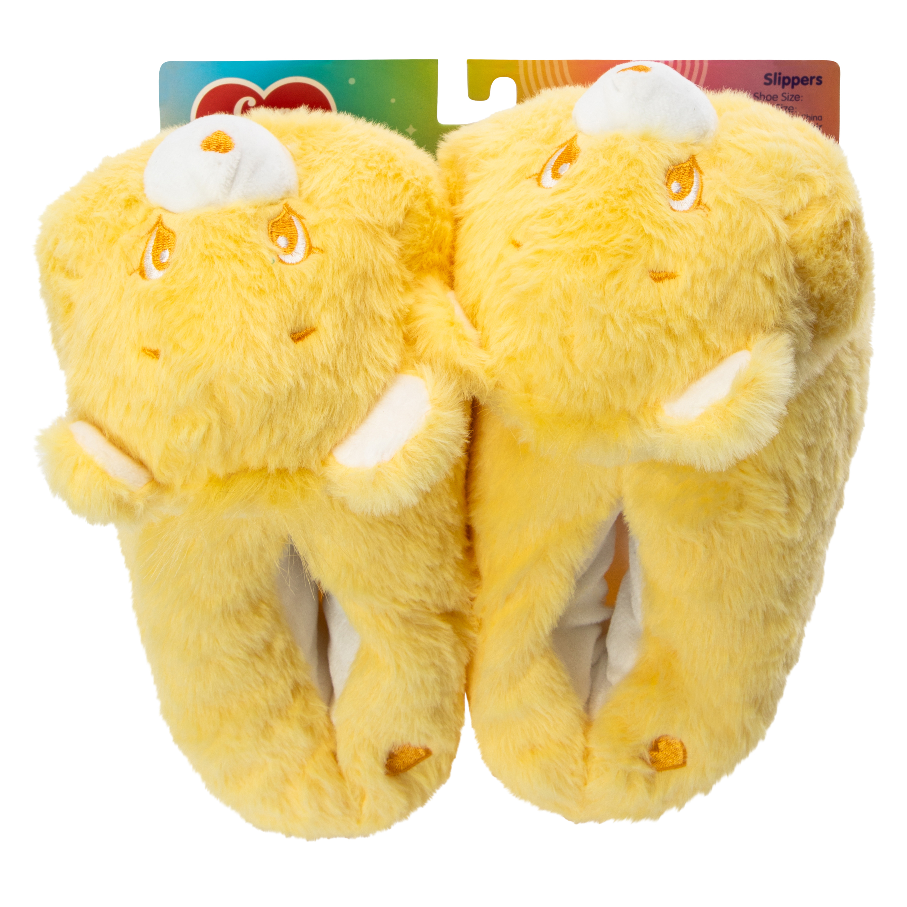 Care Bears™ Yellow Puffy Slippers