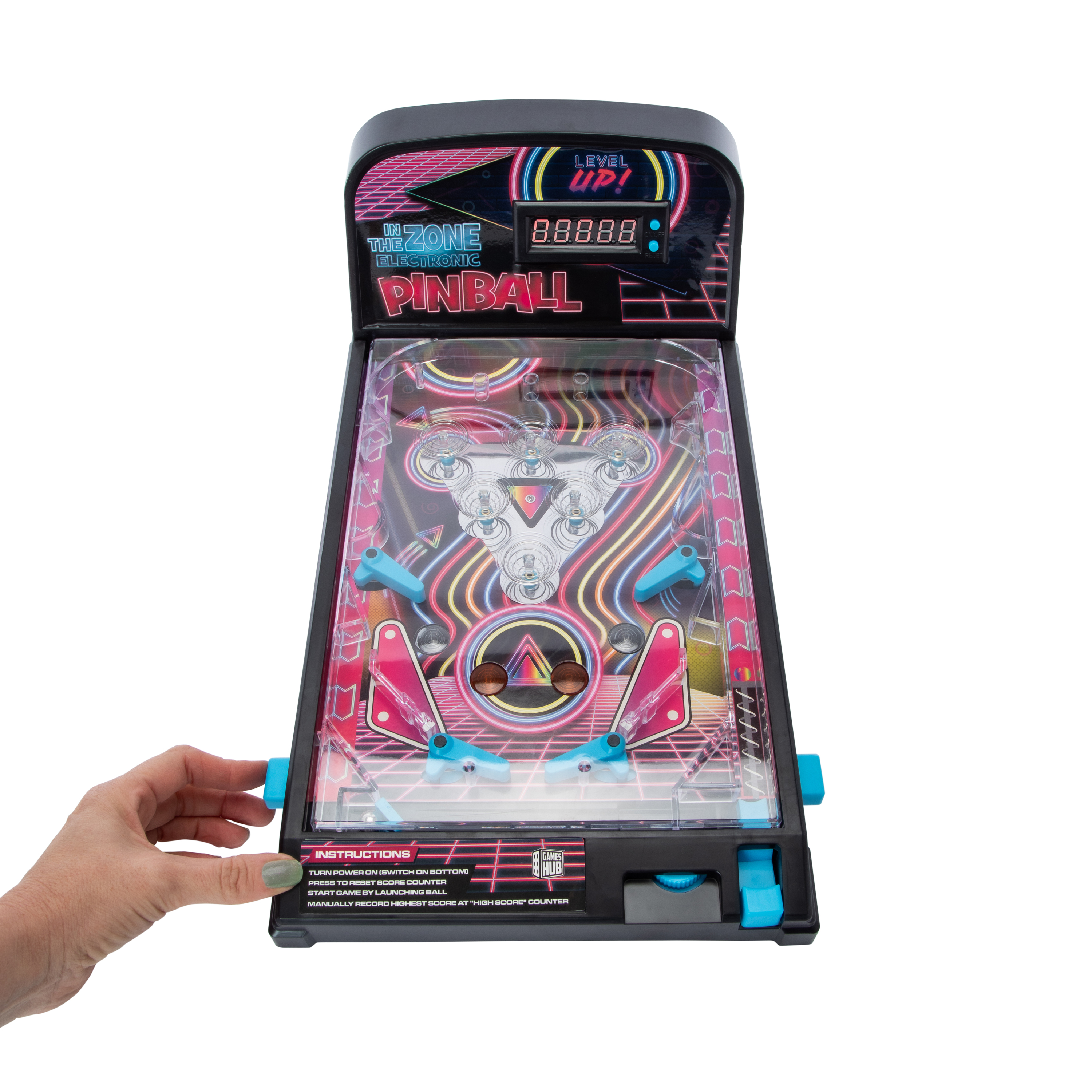 In The Zone Electronic Pinball Set 10.75in x 16in