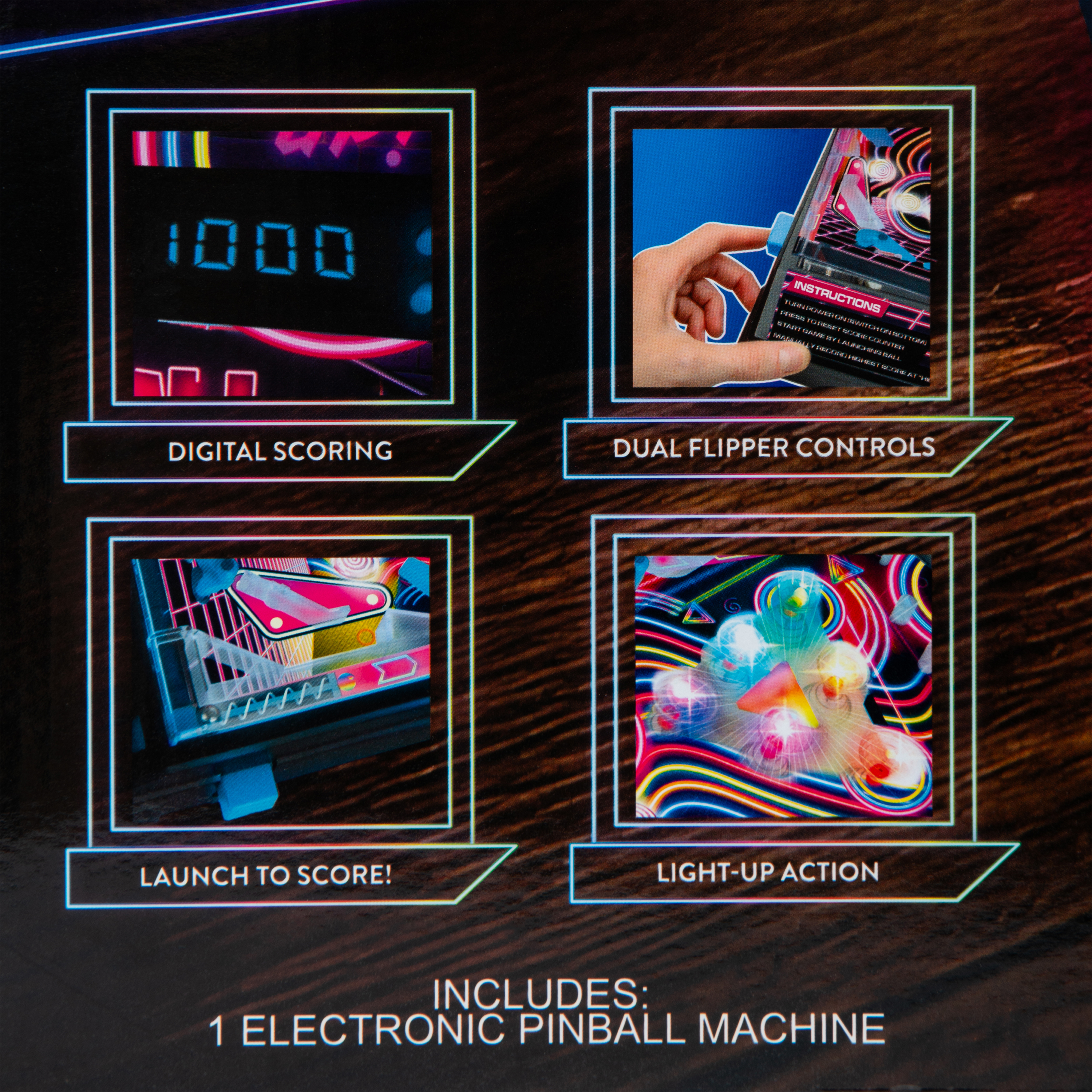 In The Zone Electronic Pinball Set 10.75in x 16in