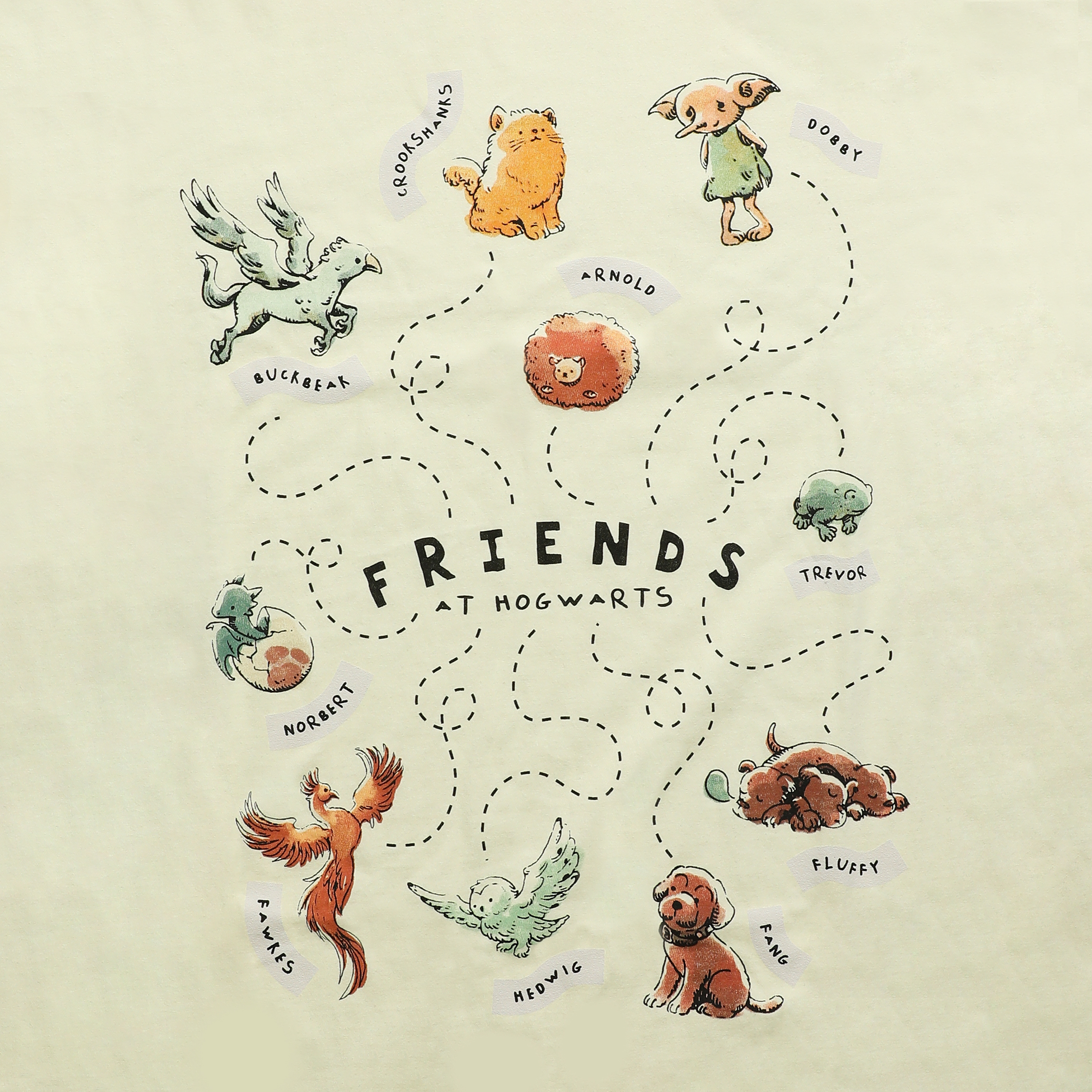 Friends At Hogwarts Graphic Tee