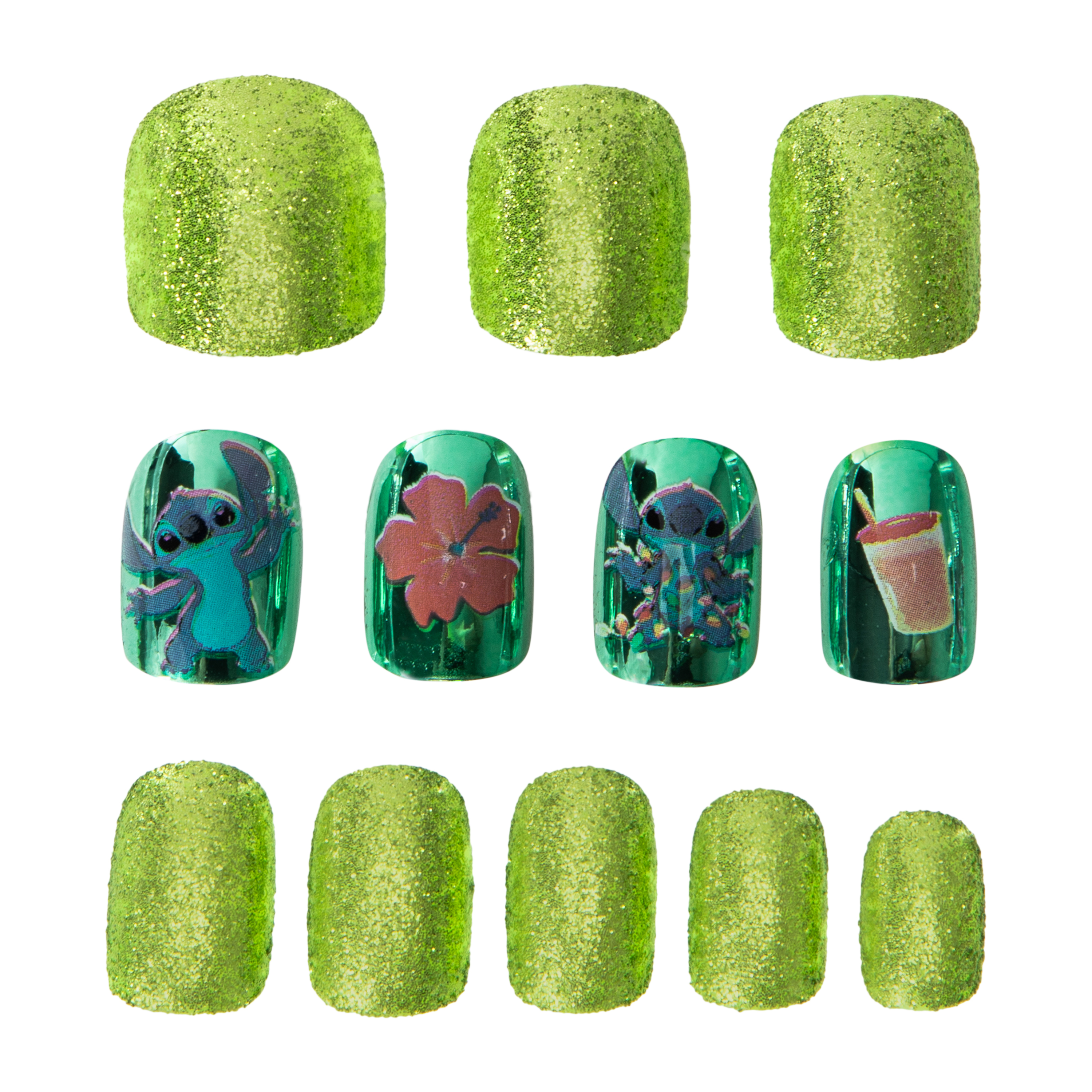 Disney Stitch Fun-Fashion Nails 36-Pieces.