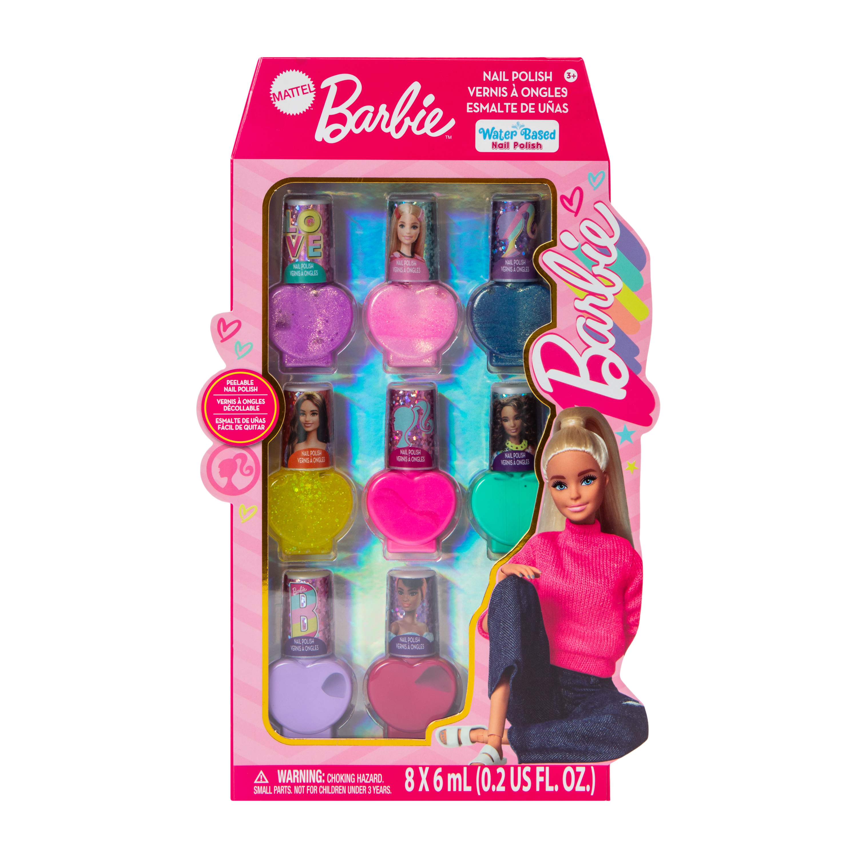 Barbie™ Water Based Nail Polish 8-Count