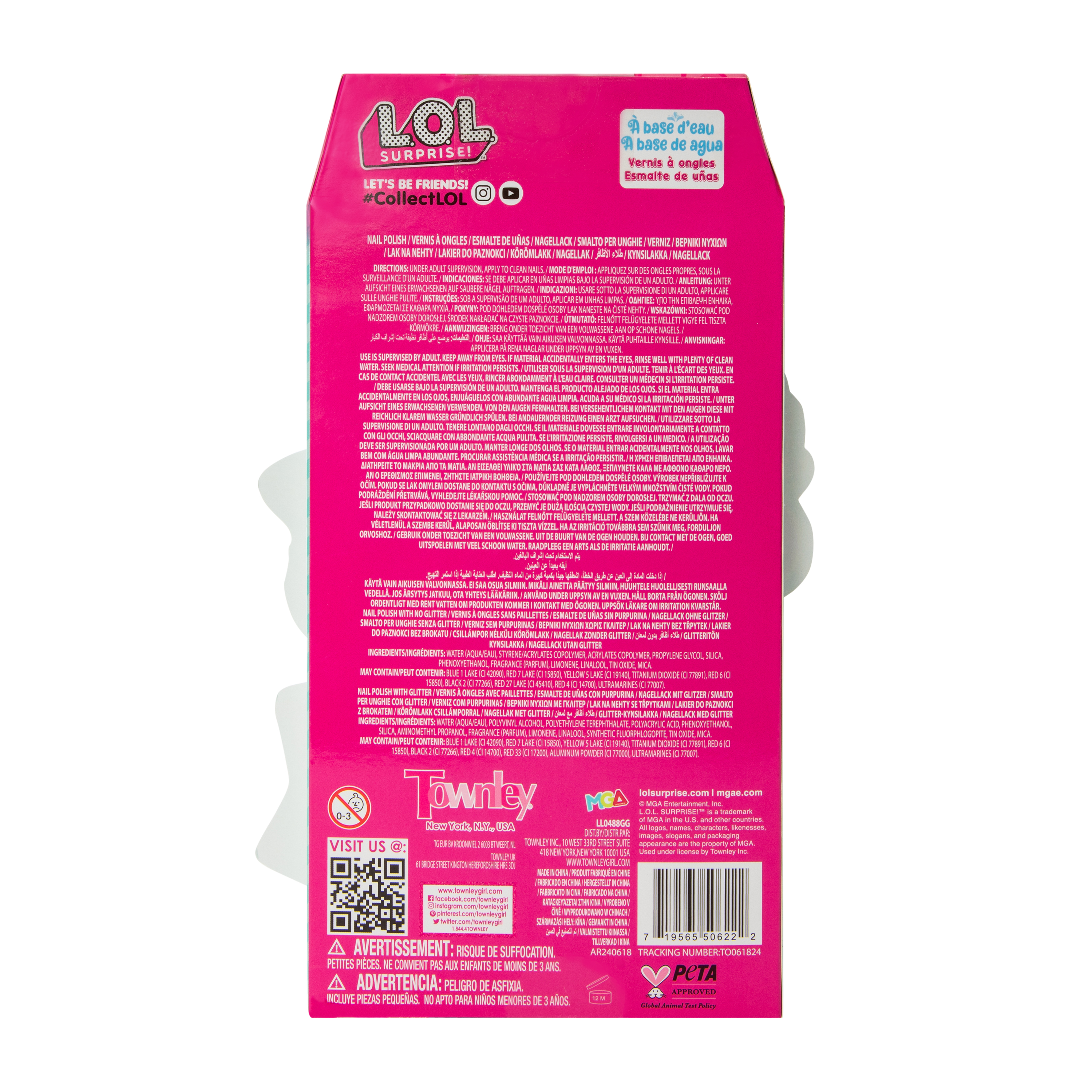 Lol Surprise!™ Water Based Nail Polish 8-Pack