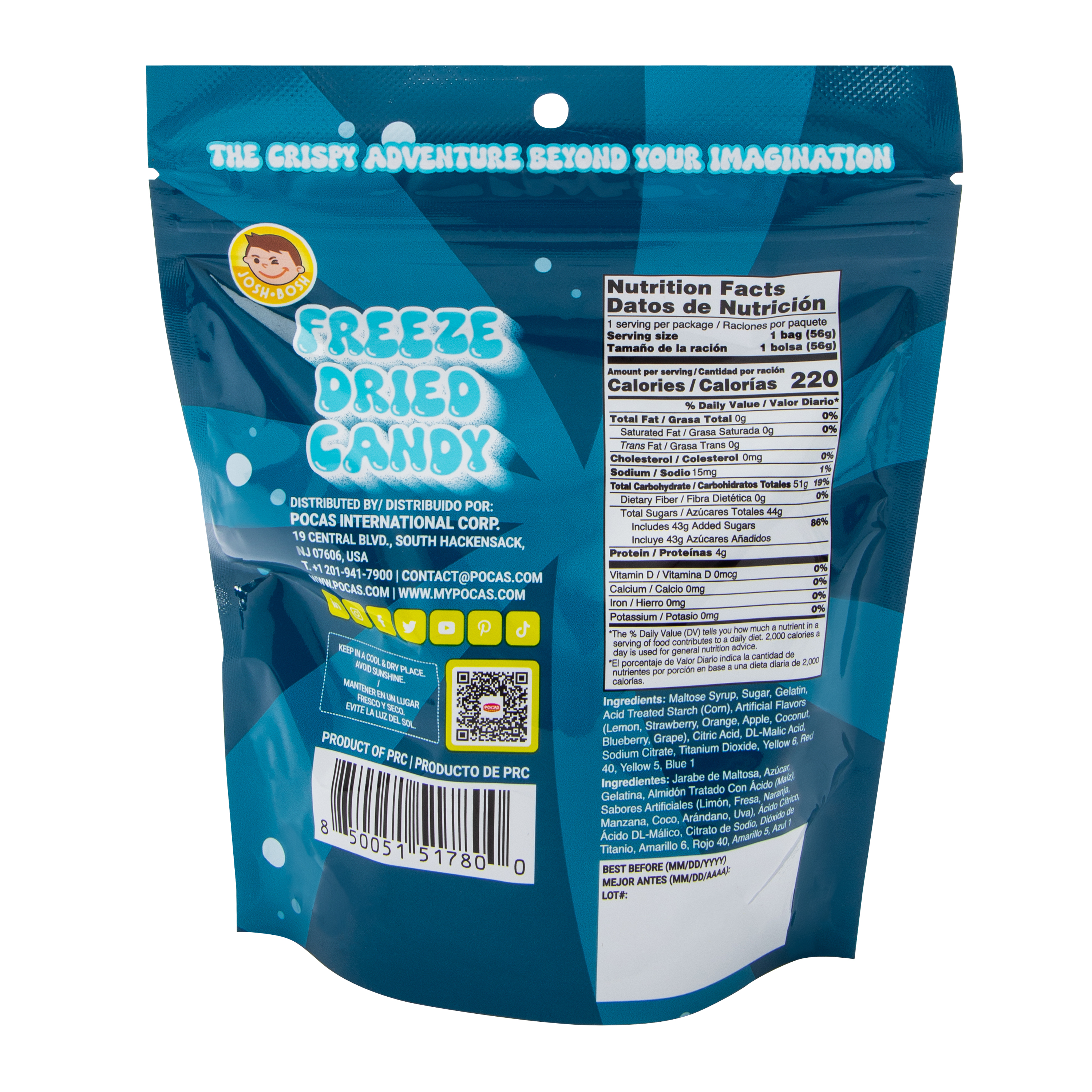 Pocas Freeze Dried Candy 1.95oz