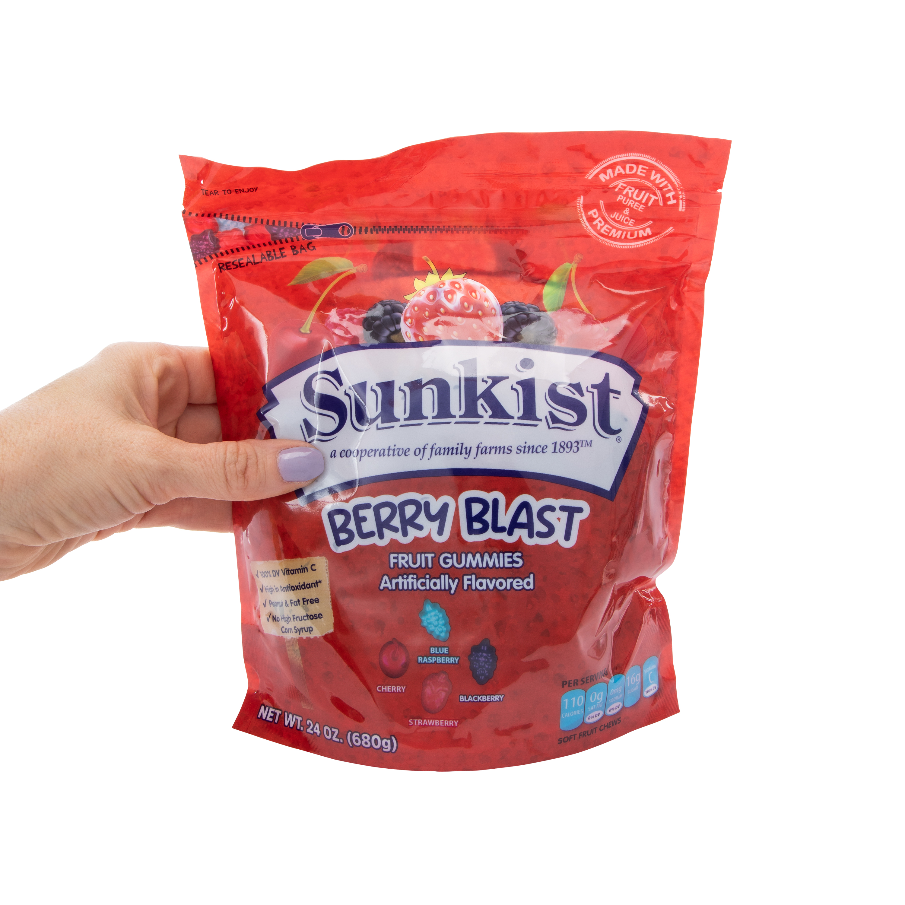 Sunkist® Berry Blast Fruit Gummies