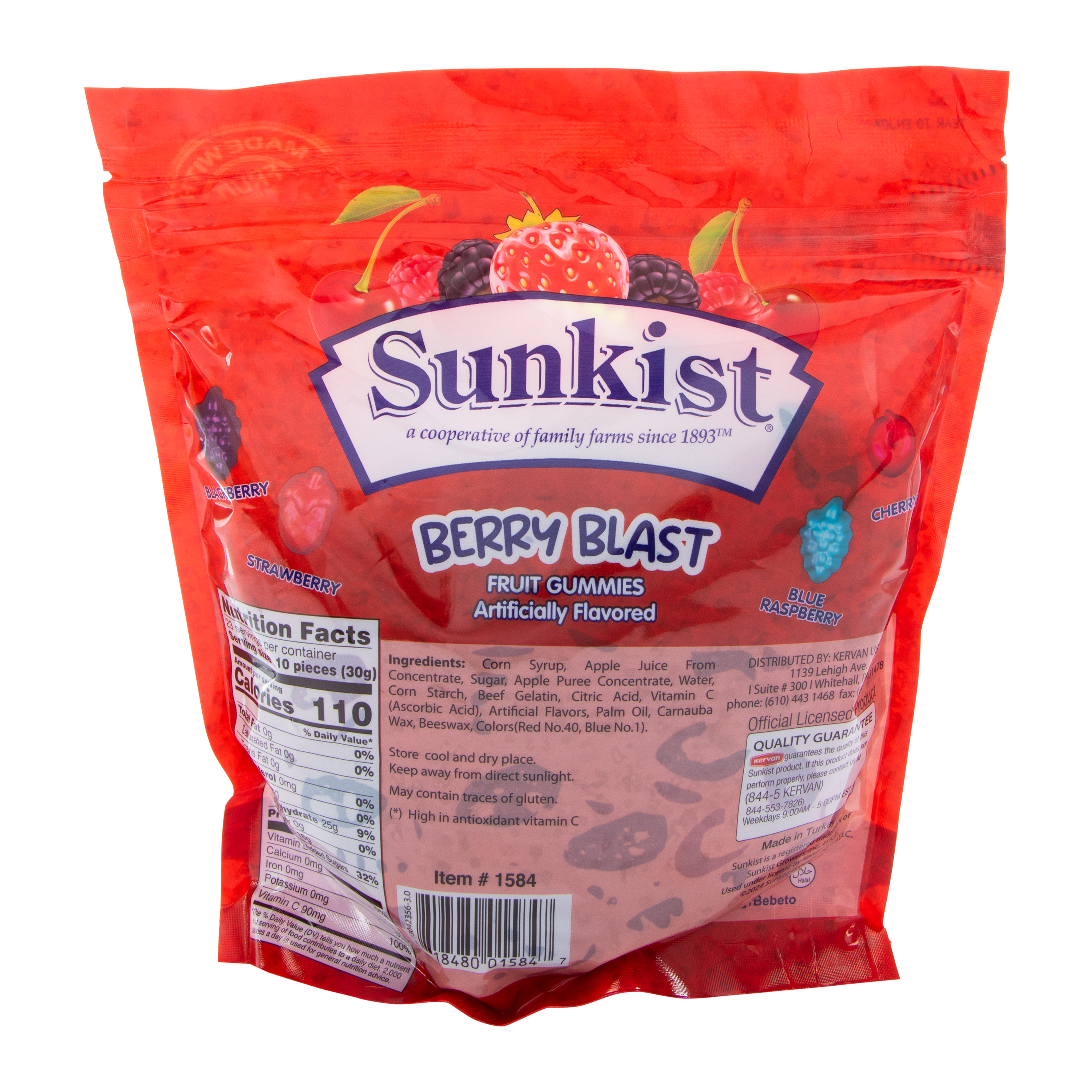 Sunkist® Berry Blast Fruit Gummies