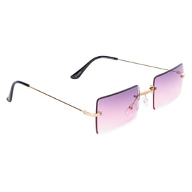 Rimless Rectangle Sunglasses For Women | Five Below display picture 1