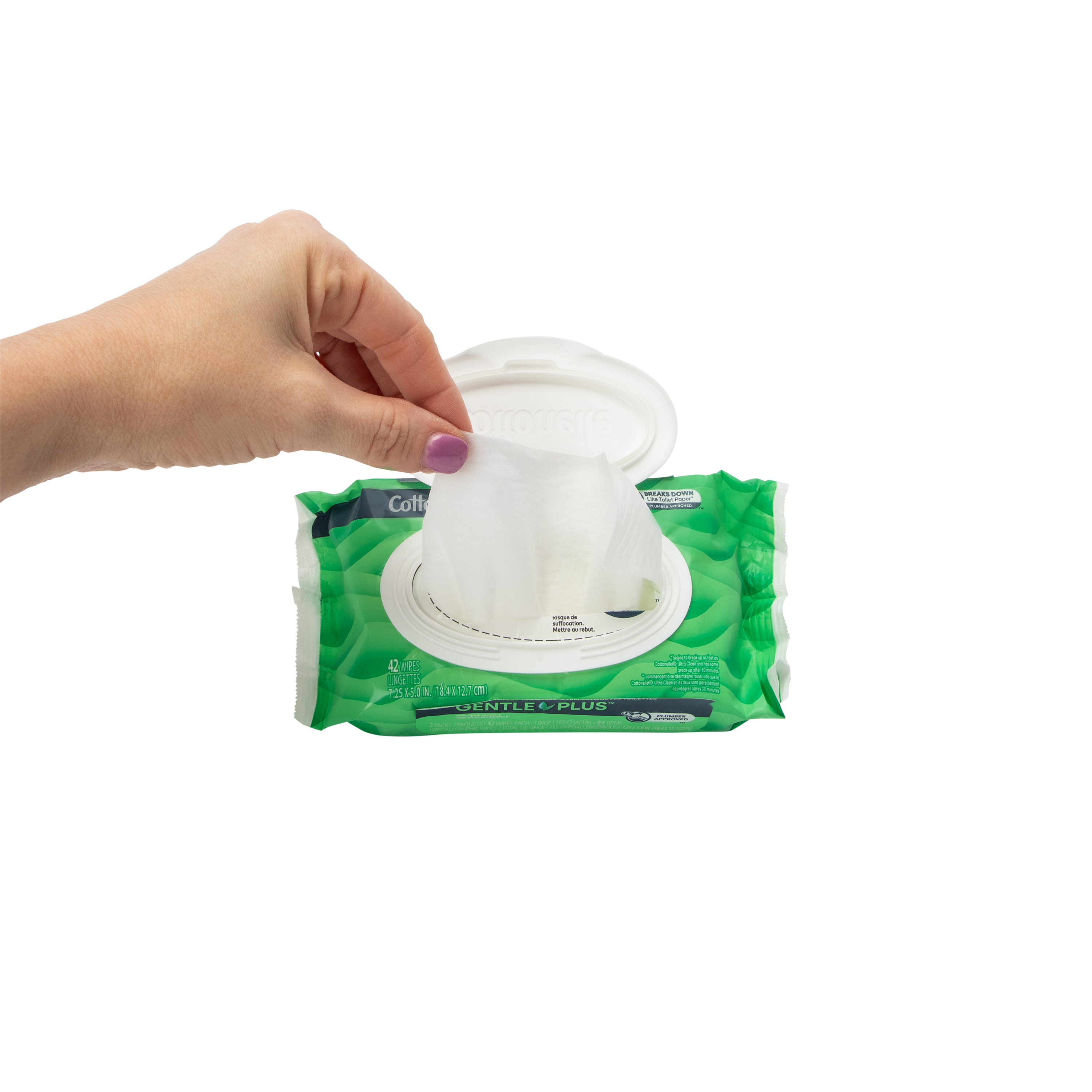 Cottonelle® Gentle Plus Flushable Wipes