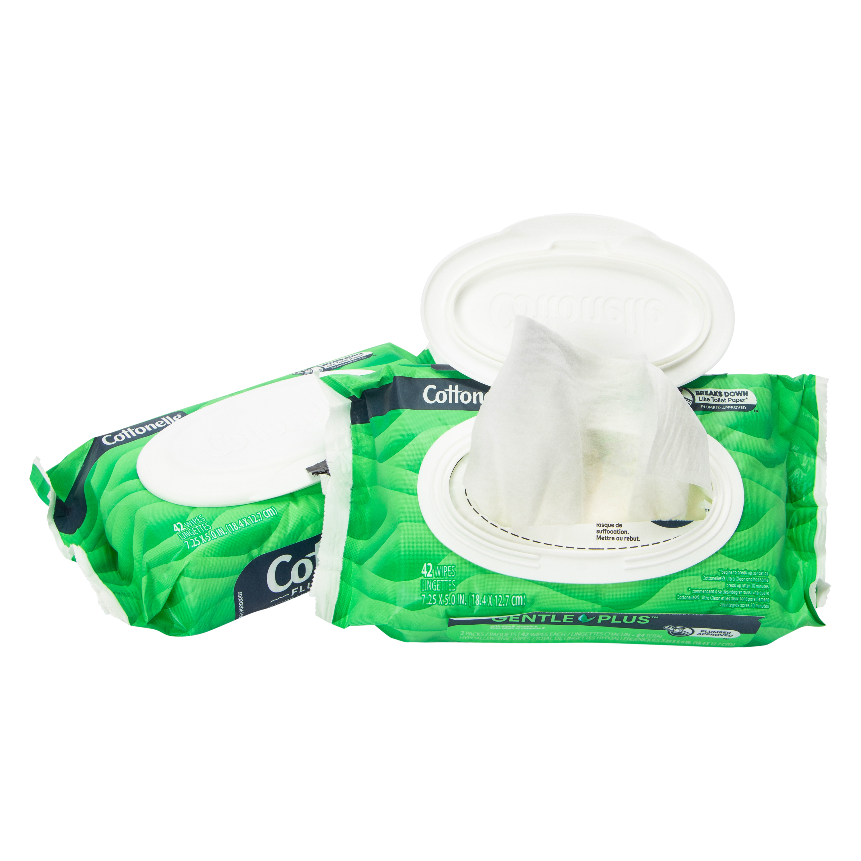 Cottonelle® Gentle Plus Flushable Wipes