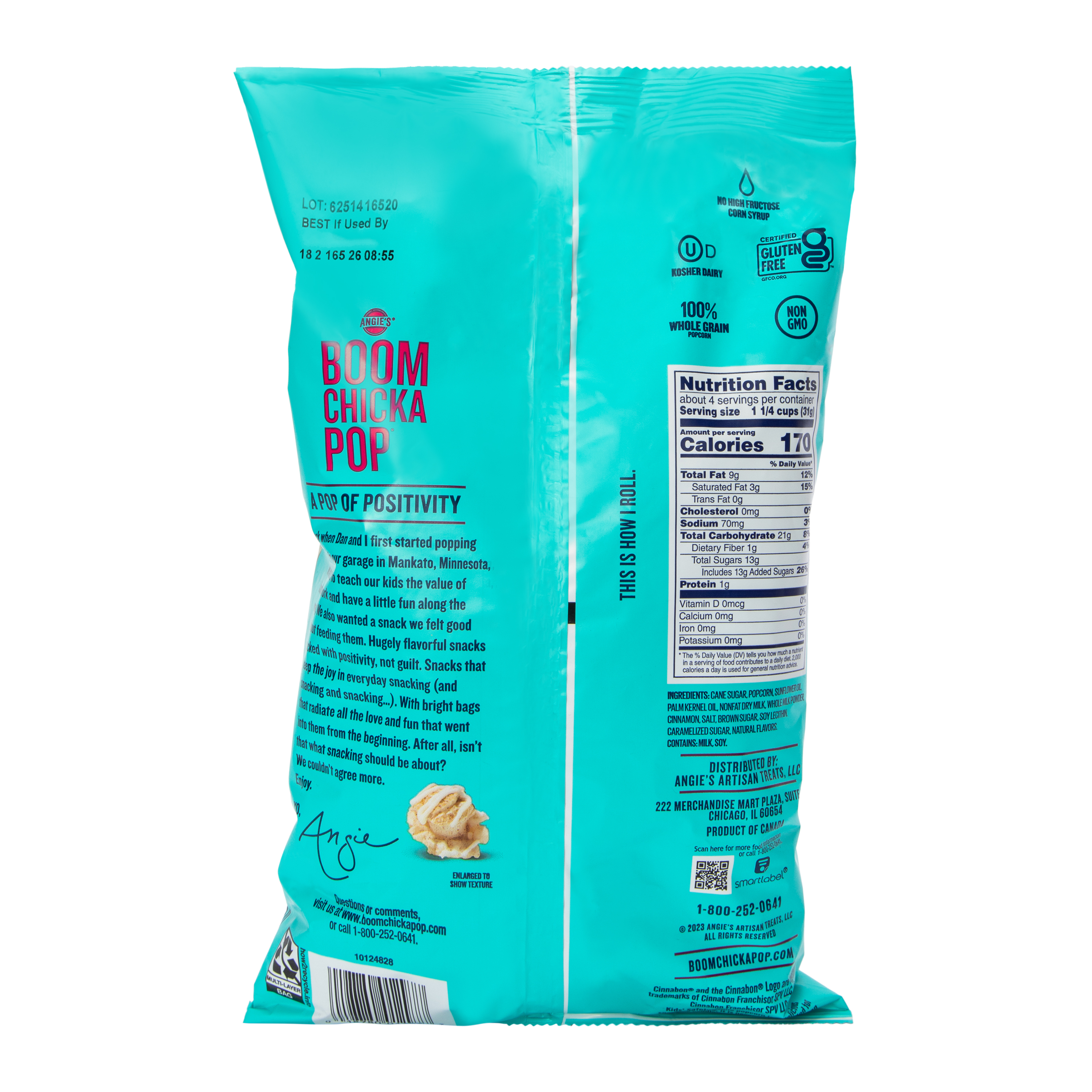 Boom Chicka Pop® Cinnabon® Drizzled Kettle Corn 4.5oz