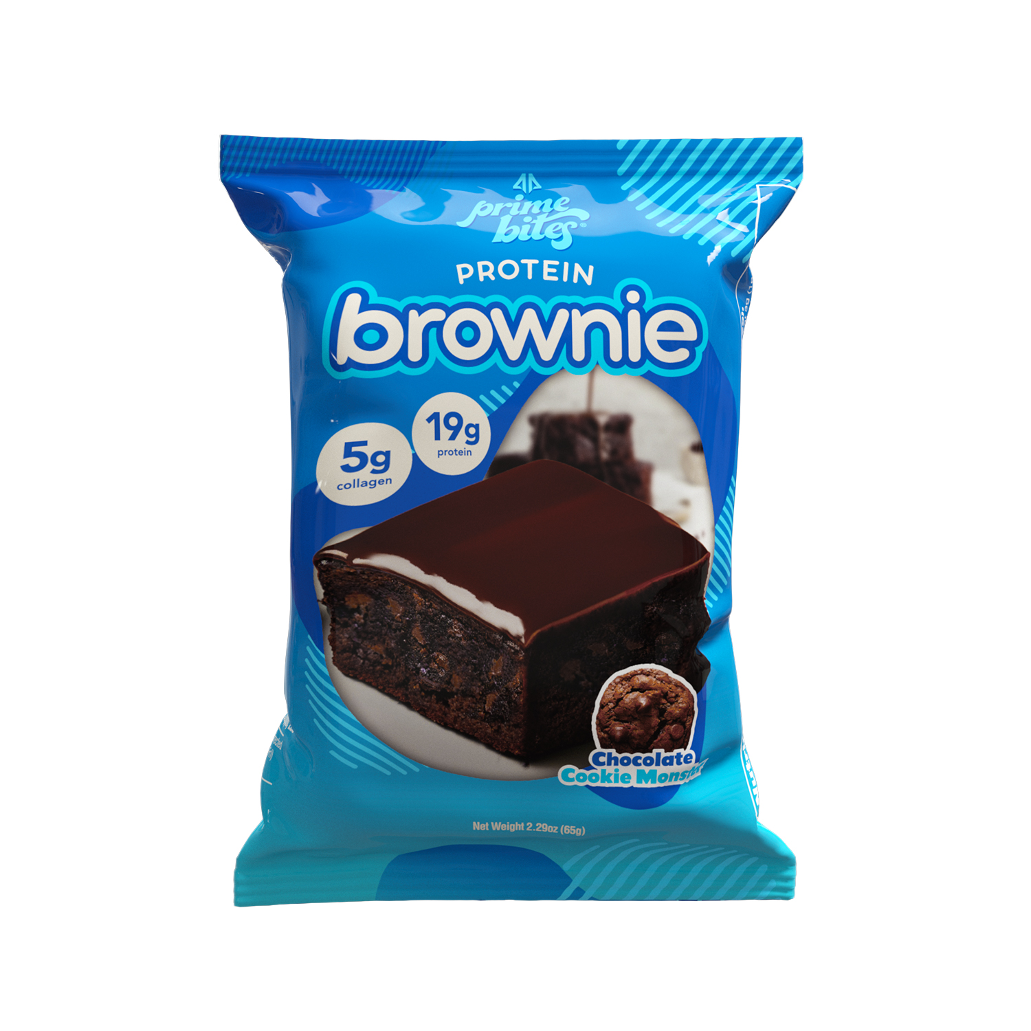 Prime Bites® Protein Brownie 2.29oz - Chocolate Cookie Monster