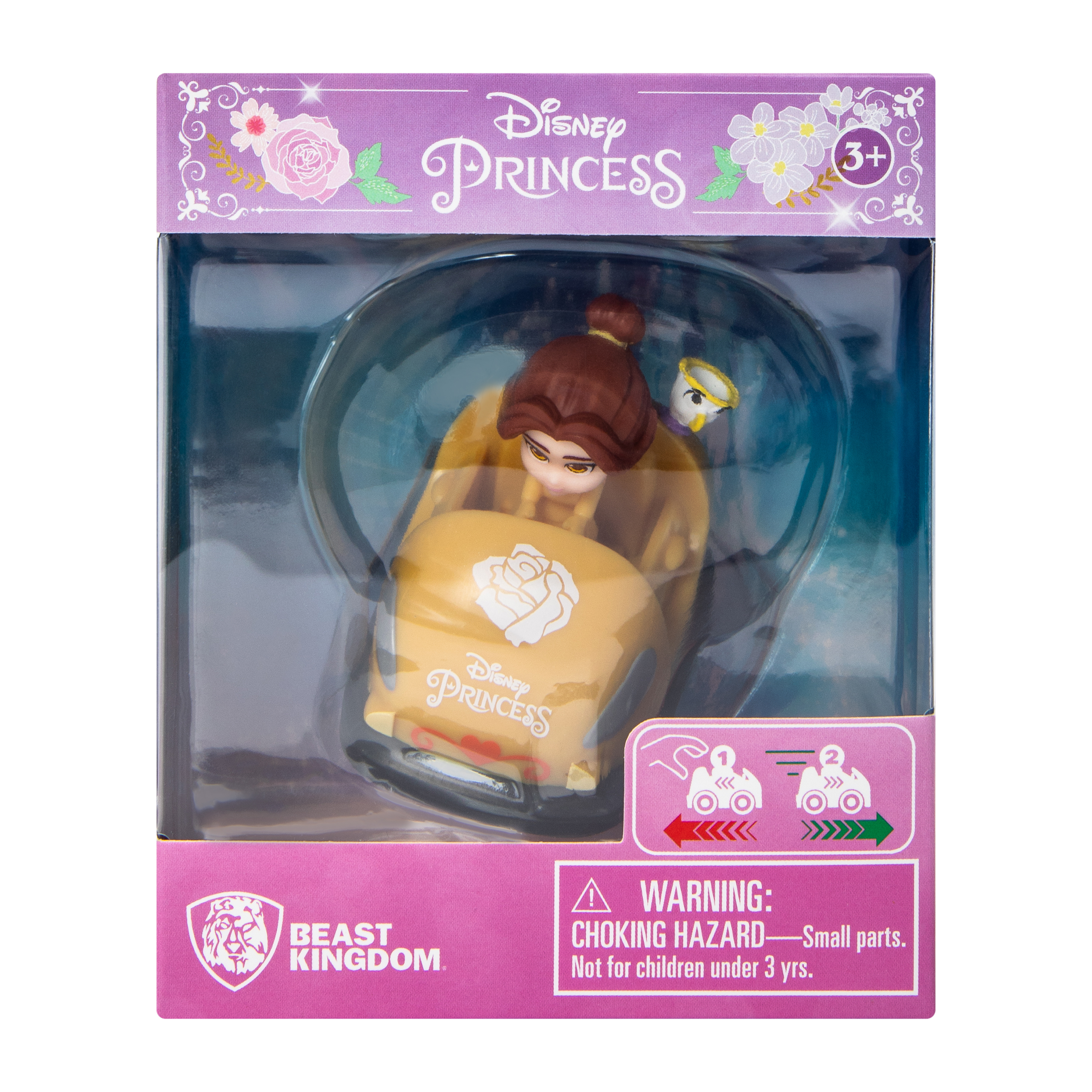 Disney Princess Beast Kingdom Pull-Back Toy Car